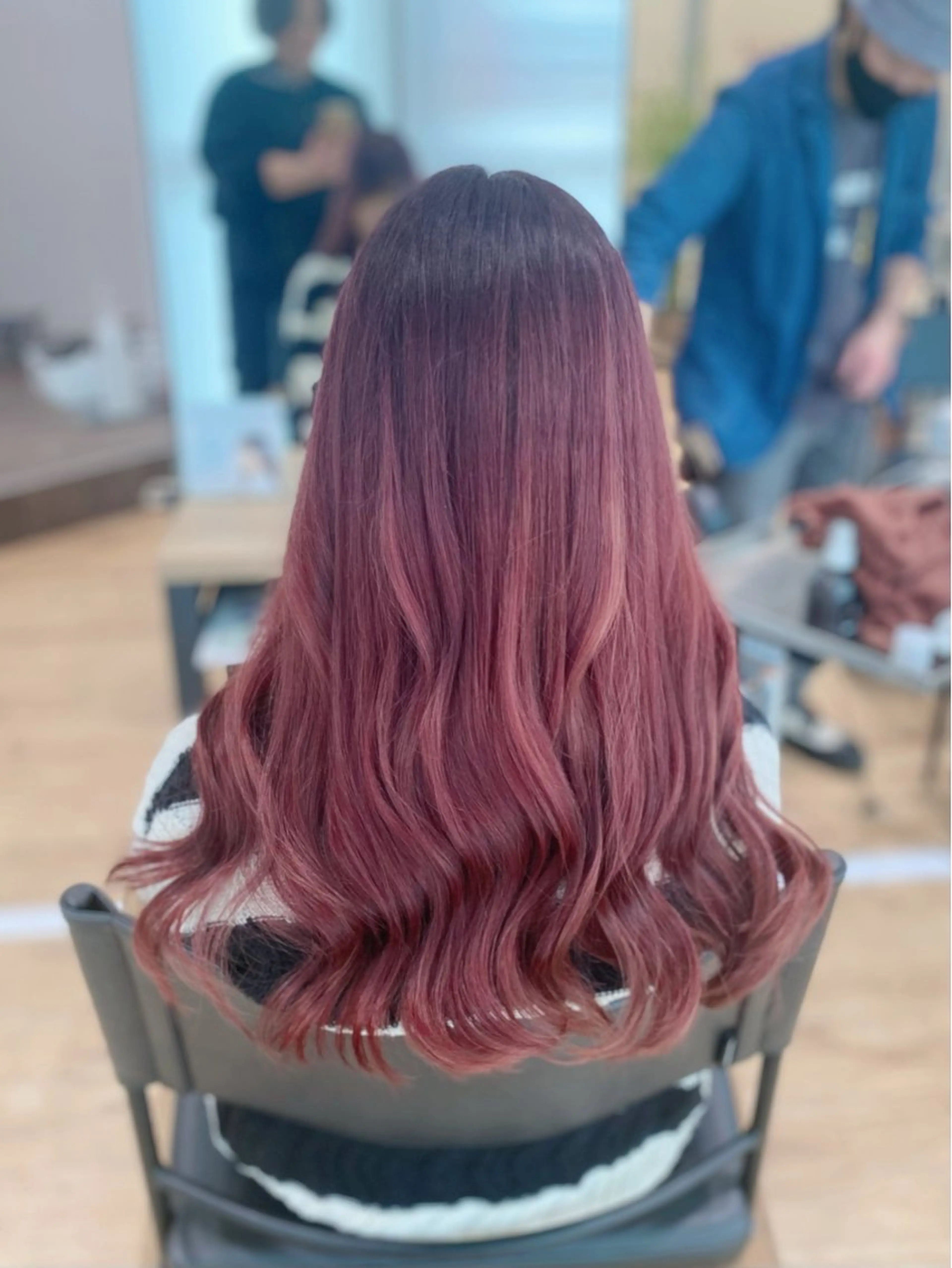 ロング カラー ヘアカラー 滝口 瑞季のヘアスタイル