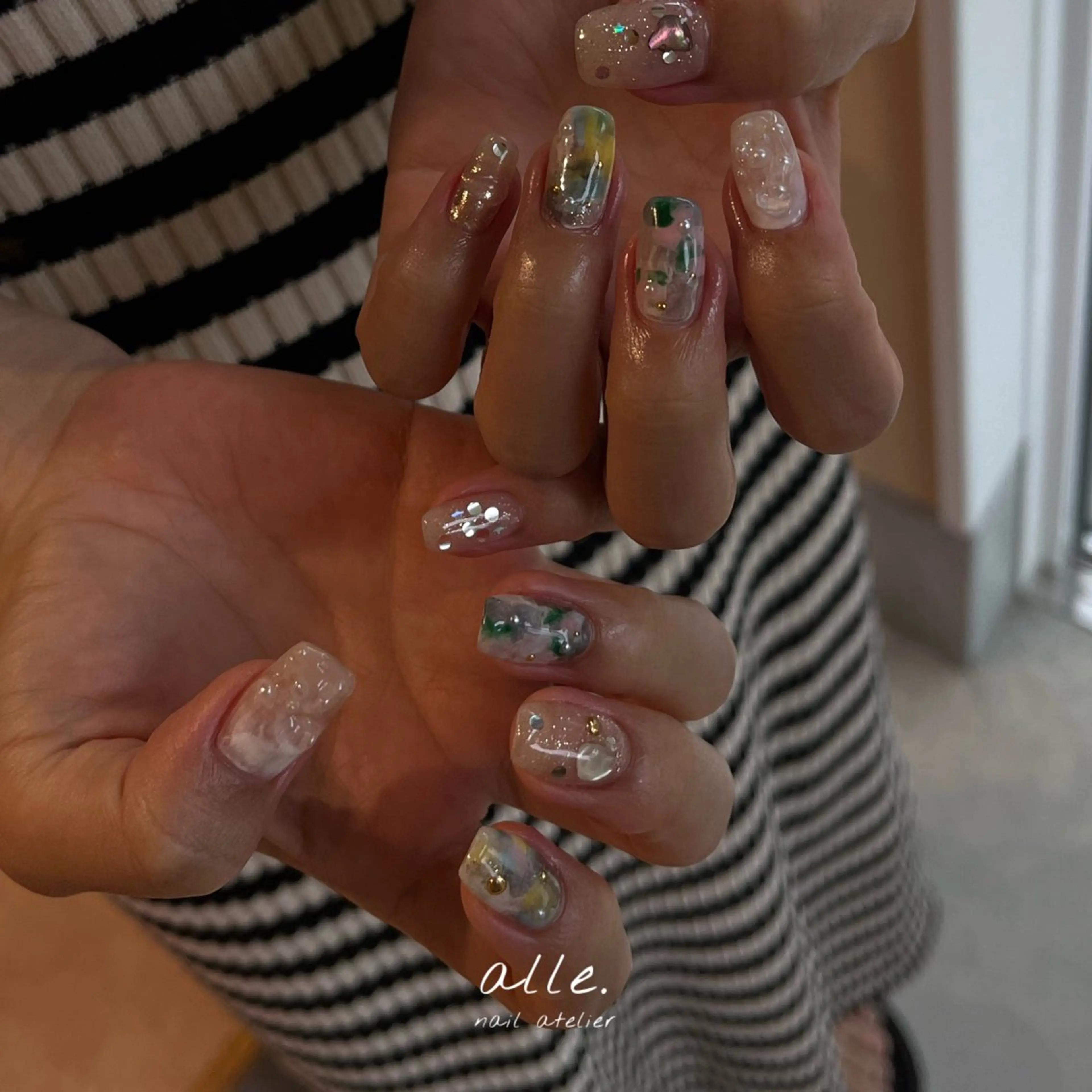 ネイル ハンドネイル atelier alle.のネイルデザイン