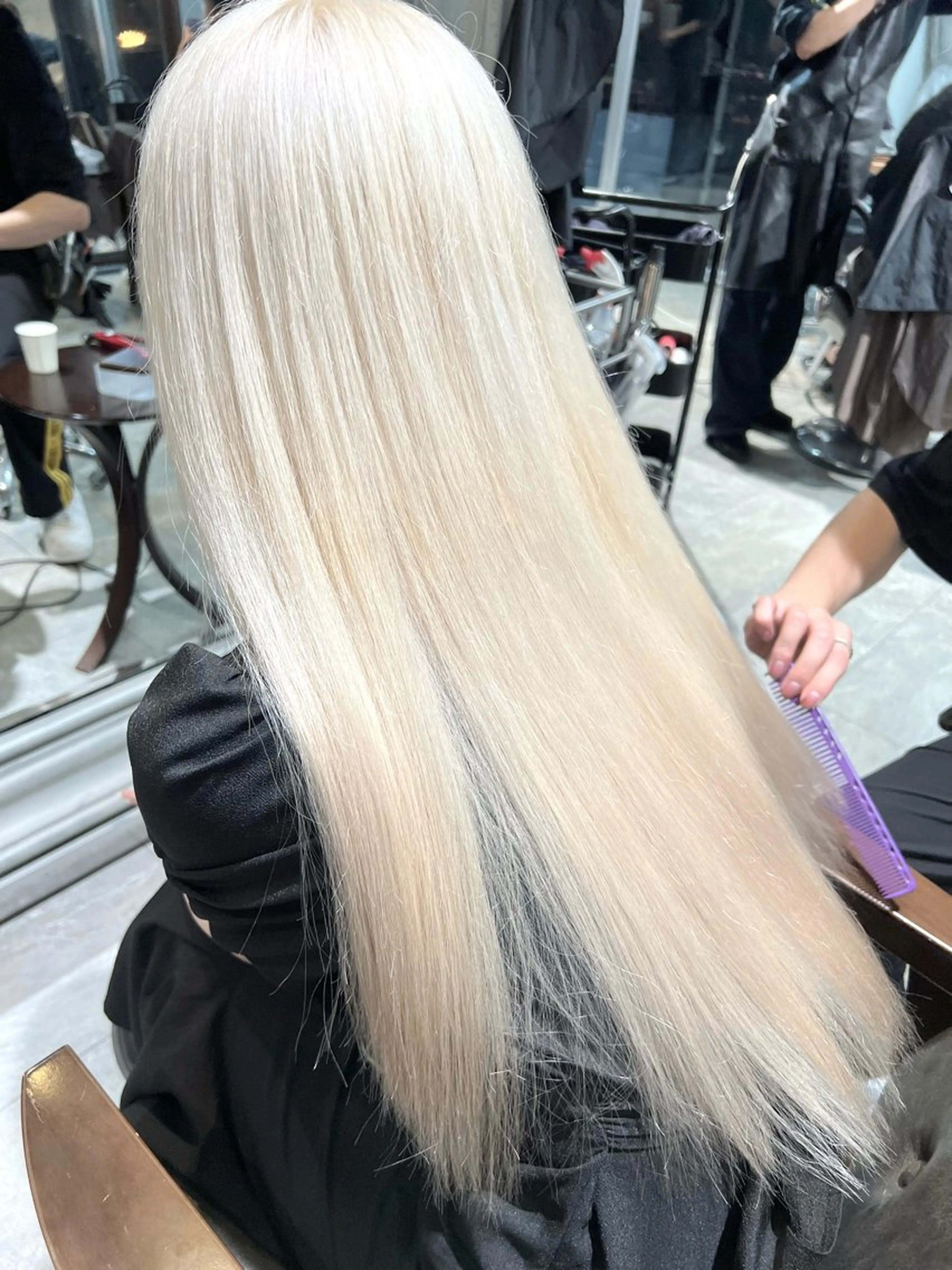 セミロング カラー ヘアアレンジ ヘアカラー トリートメント ヘアセット 🌈インナーカラー ‘ショウマ’🌈のヘアスタイル