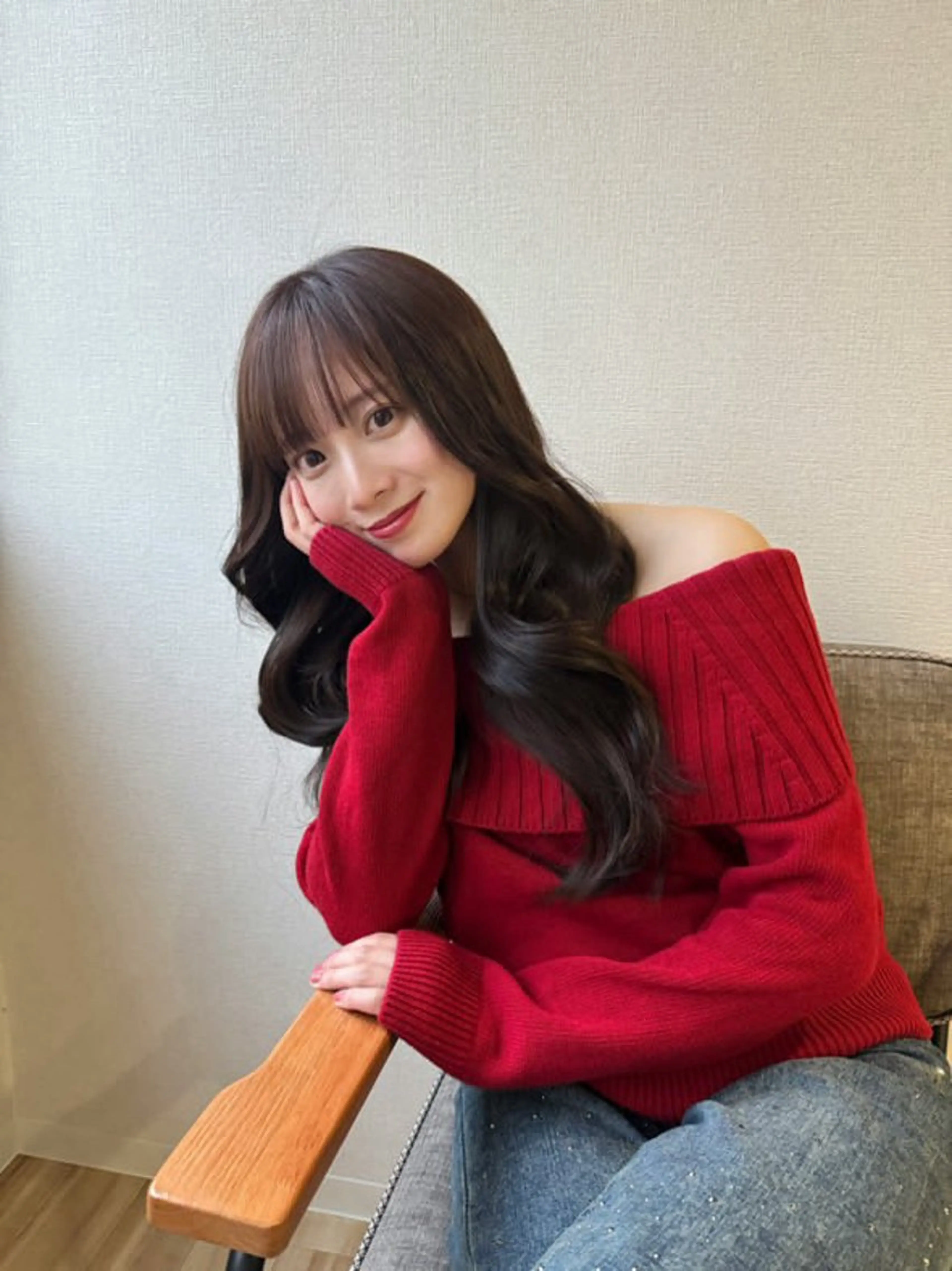 ロング デート エクステ 韓国風ヘア レイヤーカット 小顔カット 名古屋 EMIXのヘアスタイル