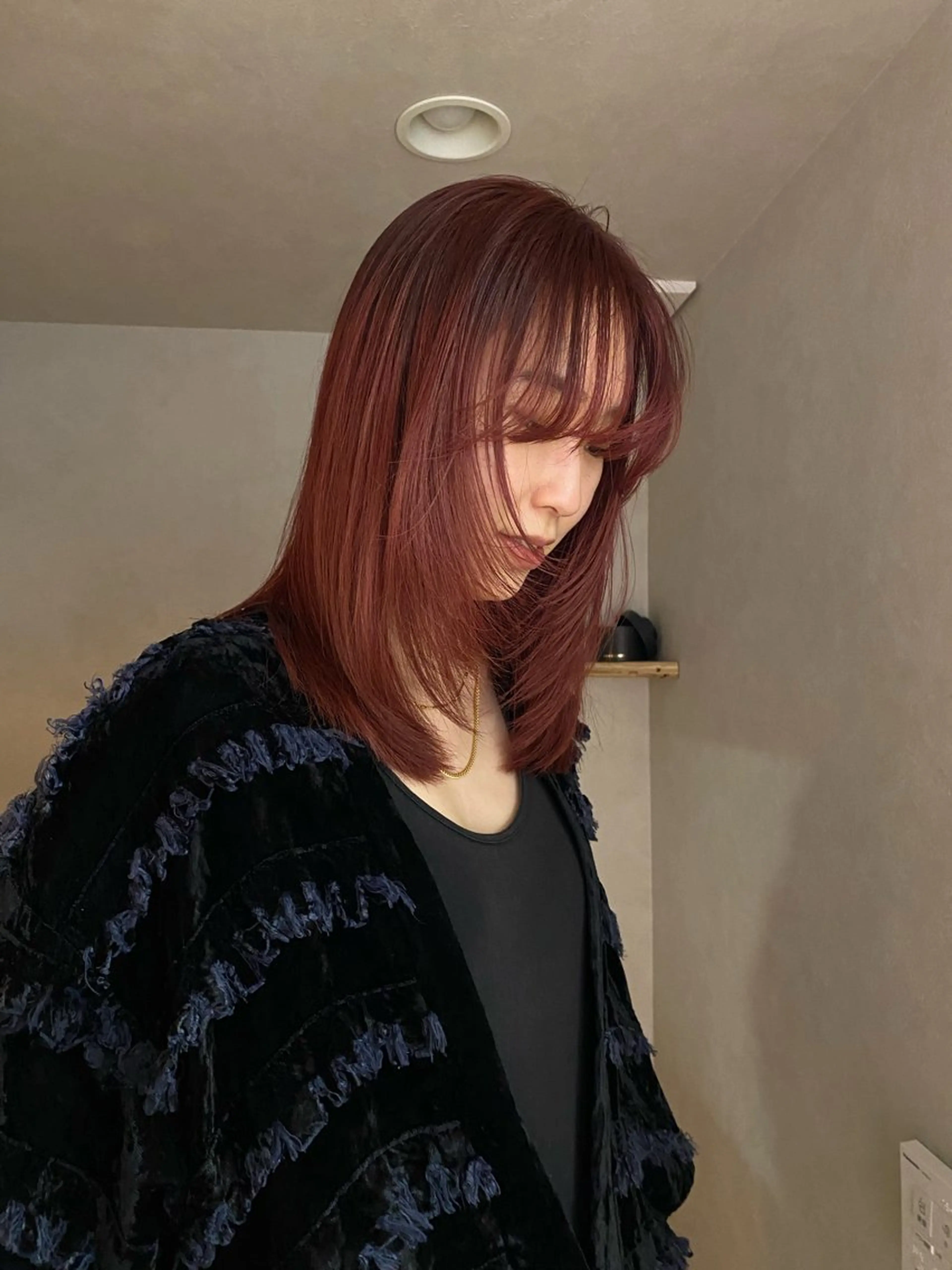 セミロング カラー iroha/ n.w.h🎀のヘアスタイル