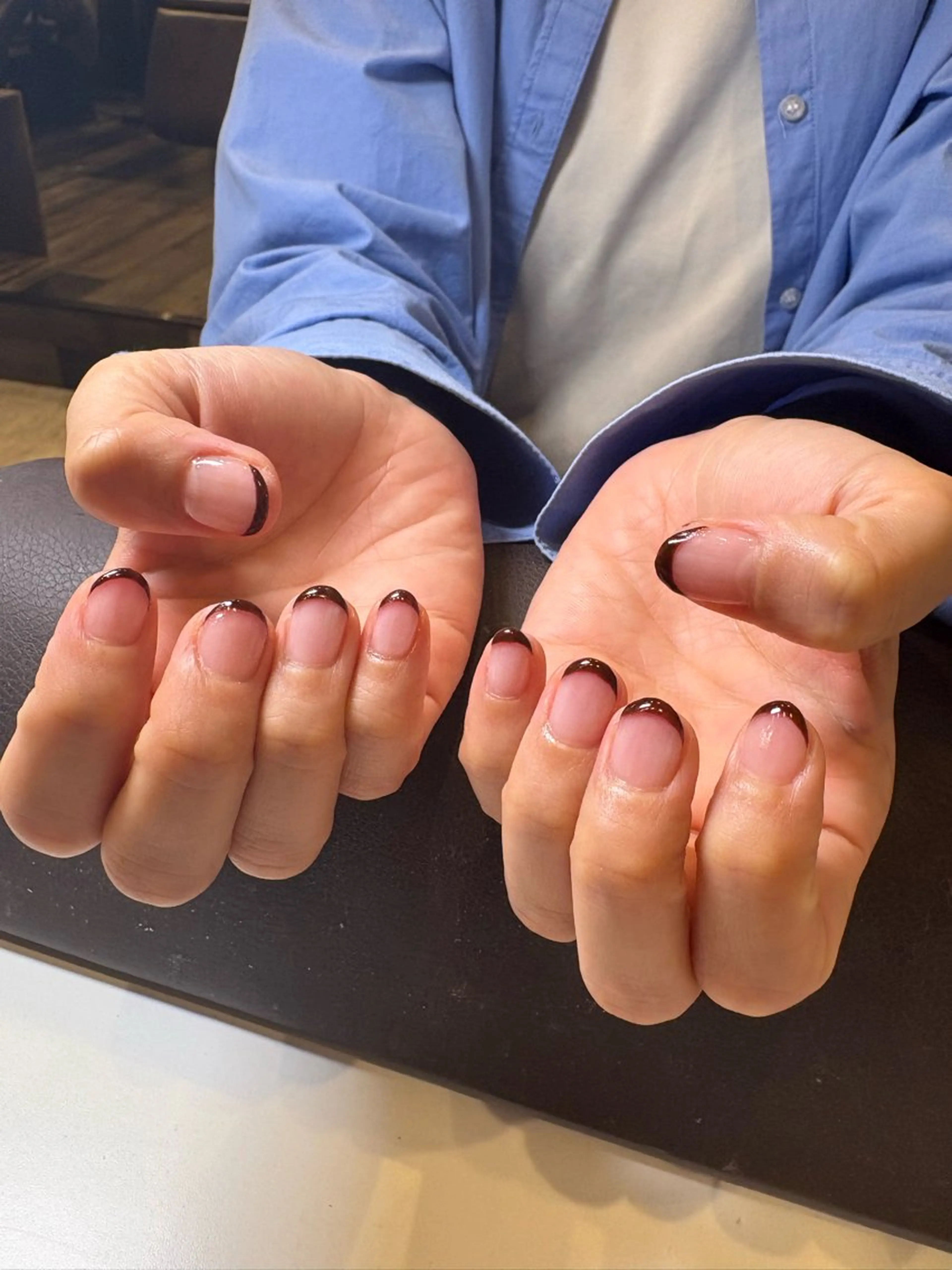 ネイル フレンチネイル ハンドネイル RIYU 🫧のヘアスタイル