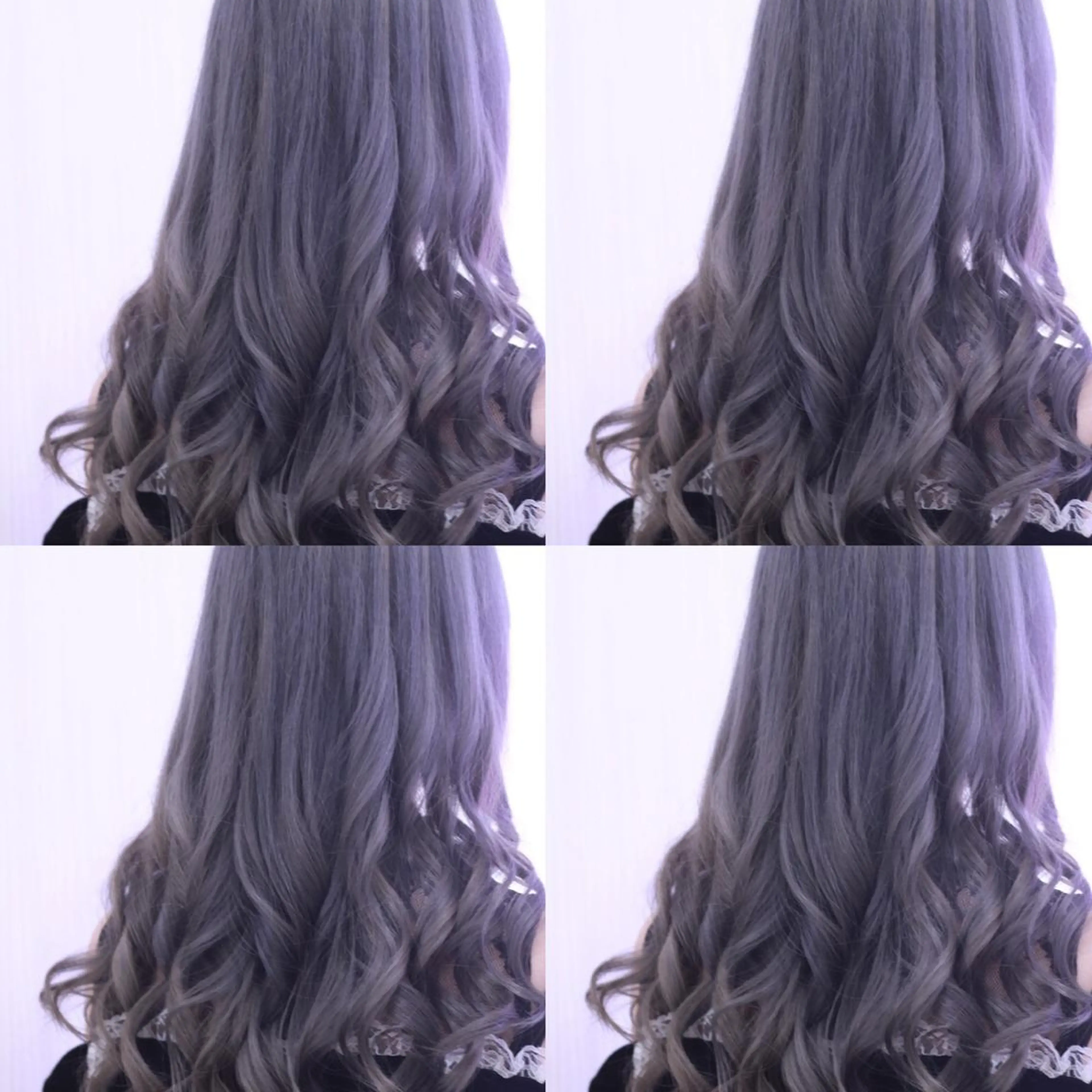 ロング カラー れん/ハイトーン /エクステ/韓国風のヘアスタイル