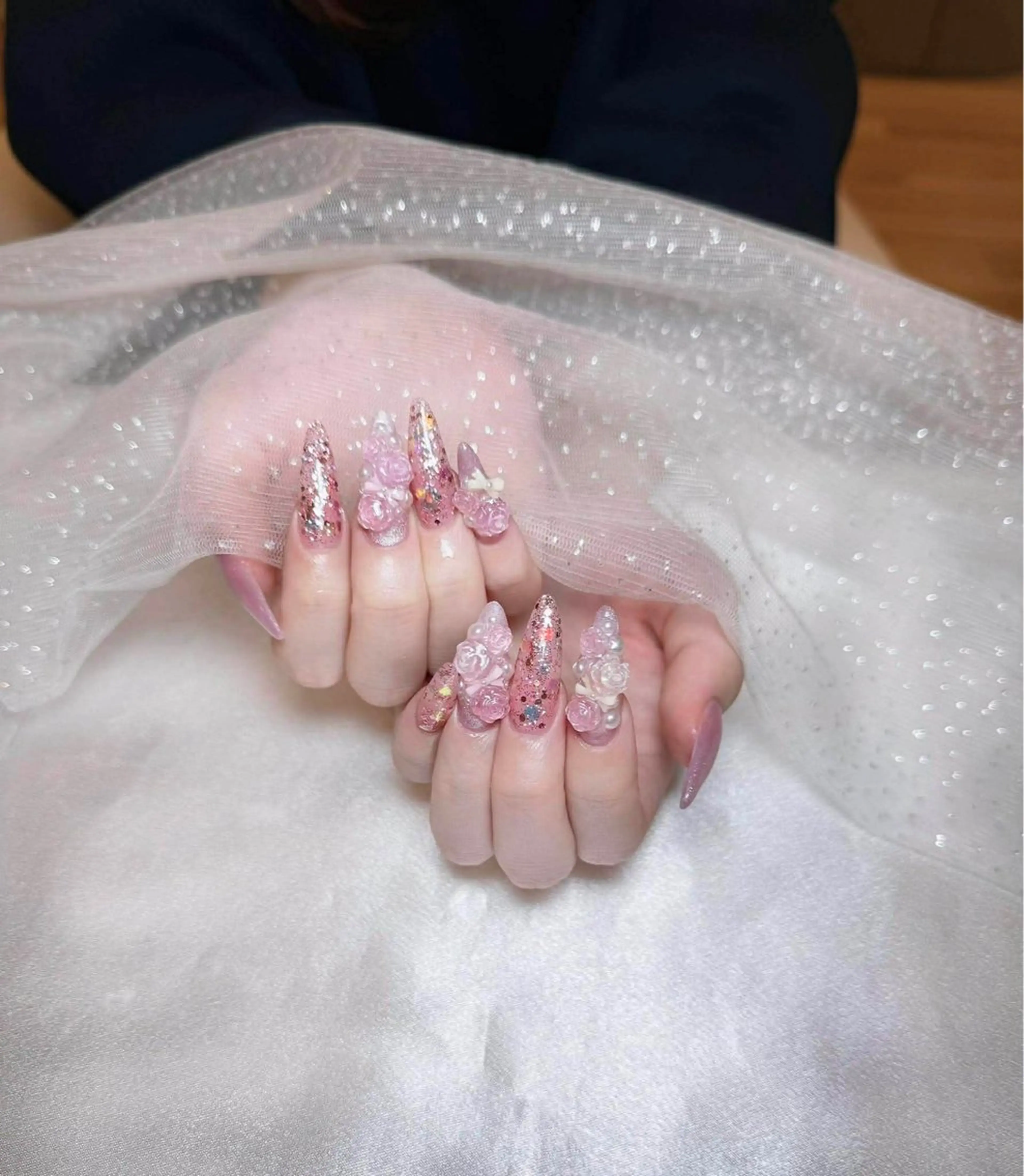 ネイル アートネイル ジェルネイル 韓国ネイル ニュアンスネイル ワンカラーネイル ハンドネイル Queen Nail Salonのネイルデザイン