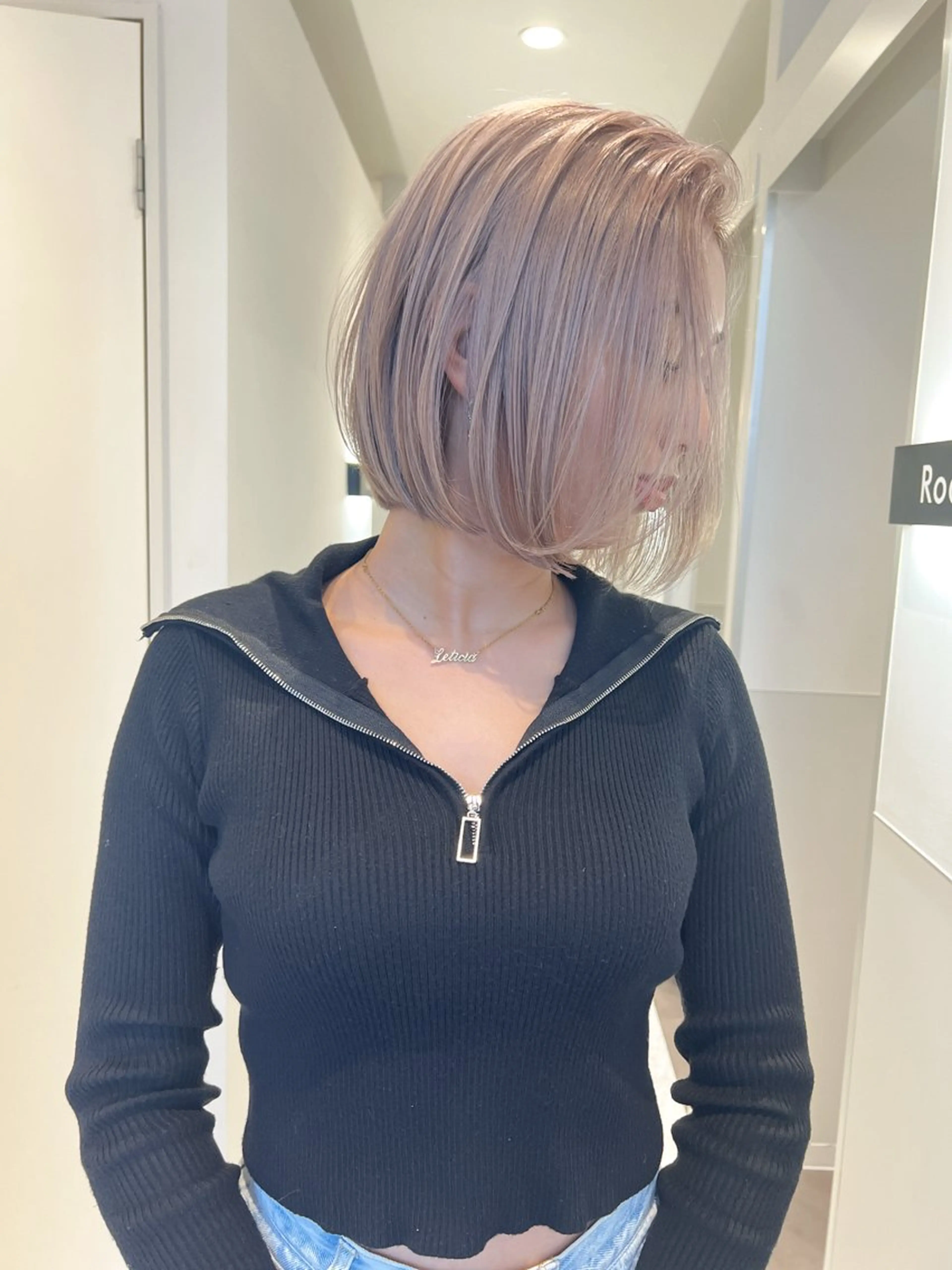 ミディアム ヘアカラー Ryuya RLINOのヘアスタイル