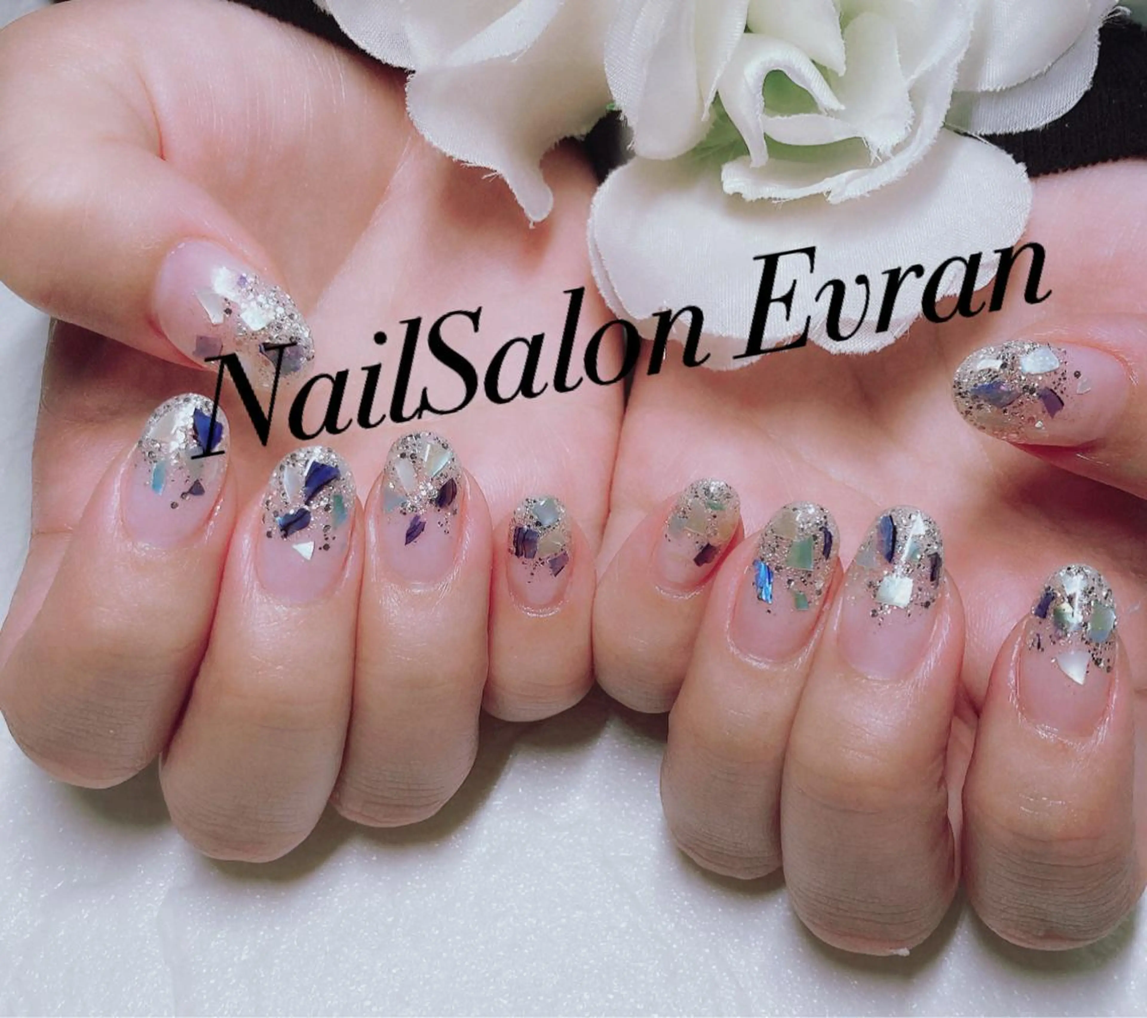ネイル ラメ(グリッター) ラメグラデーション ハンドネイル Nail salon Evranのネイルデザイン
