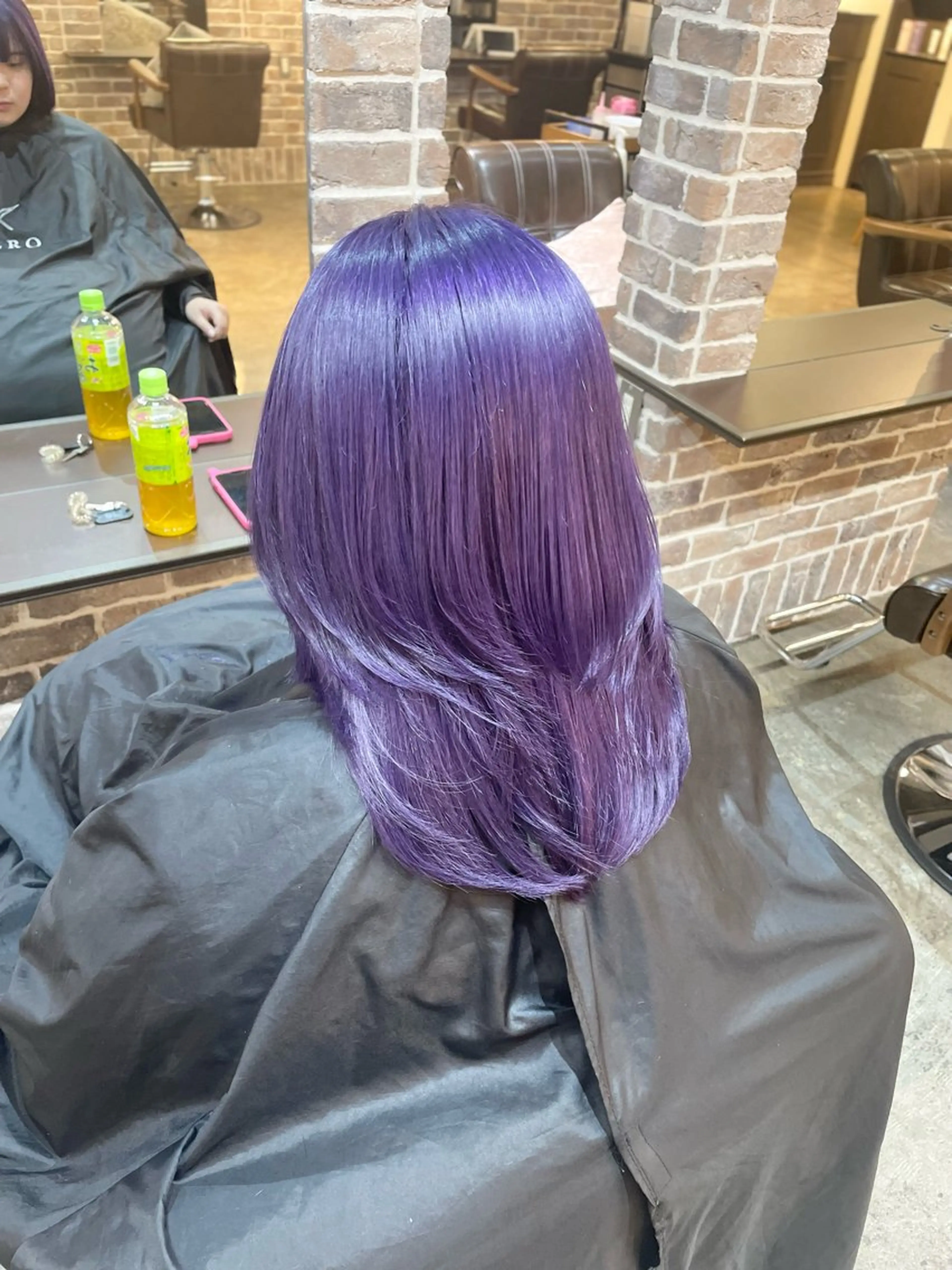 セミロング カラー バイオレットカラー カット ヘアカラー トリートメント ACROあべの店所属・艶カラー/インナー /グラデ/大西小百合のヘアスタイル