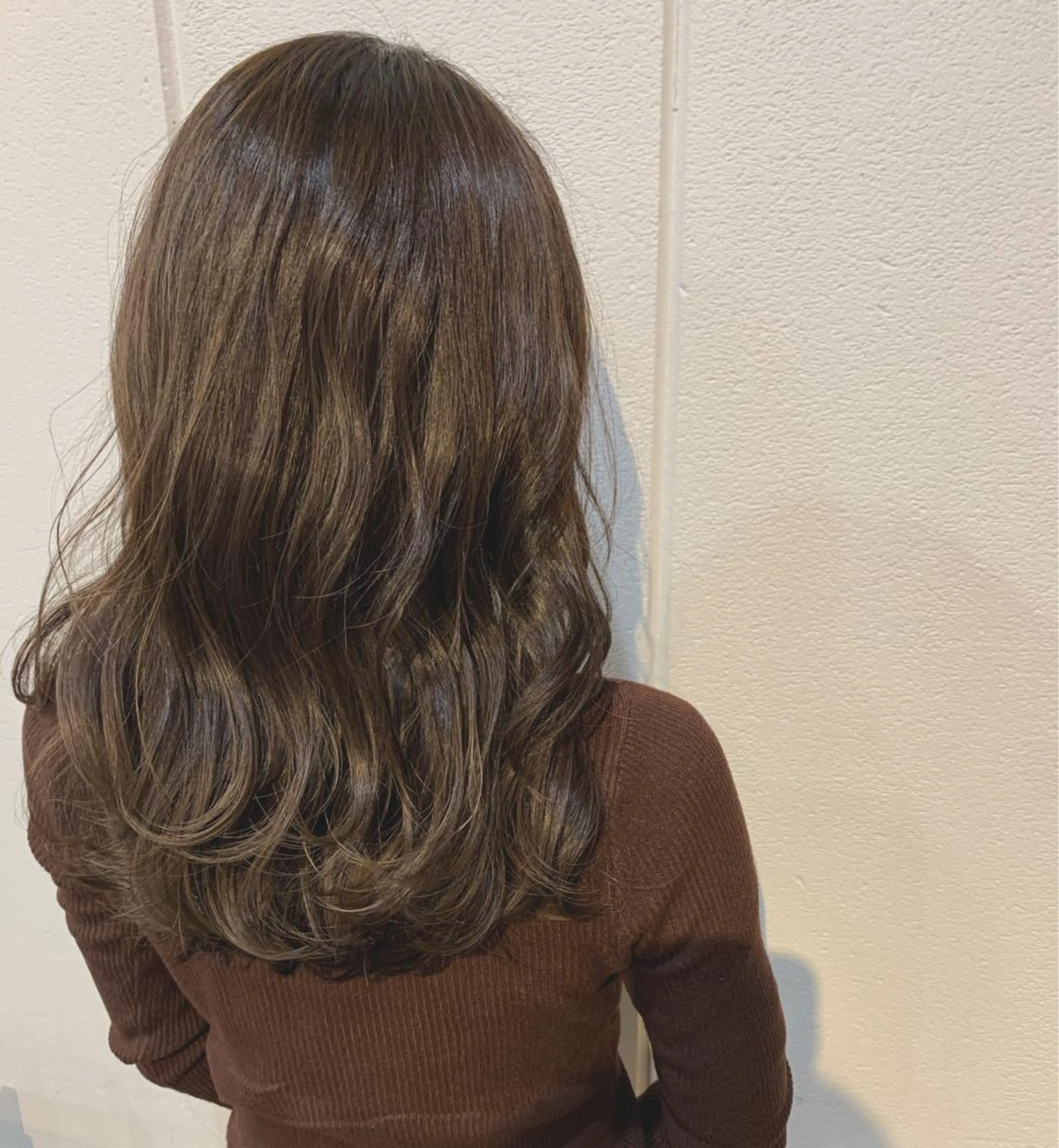 セミロング カラー ブリーチ/アレンジ 天満/chihiroのヘアスタイル