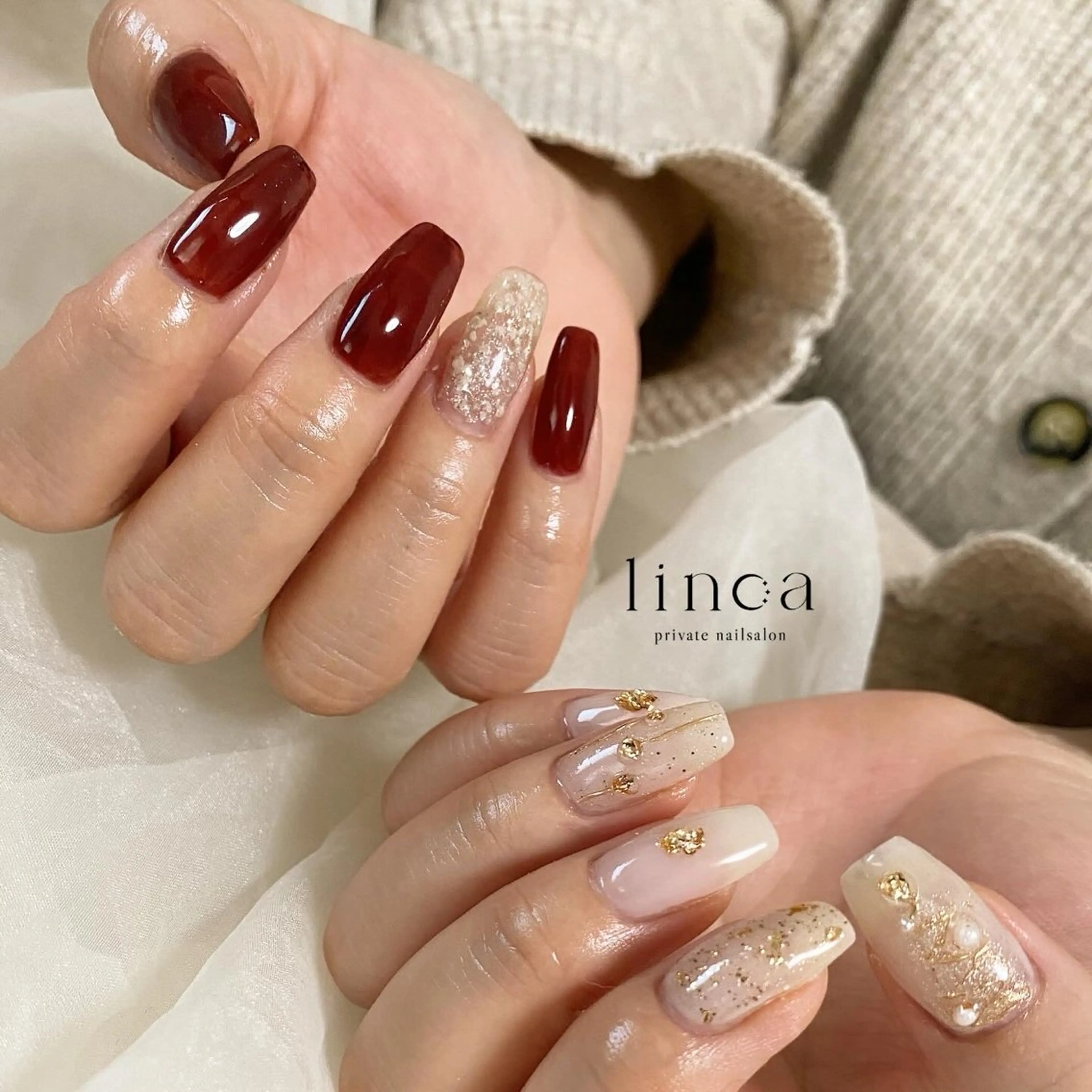 ネイル ハンドネイル ハンドケア linoa nailのネイルデザイン