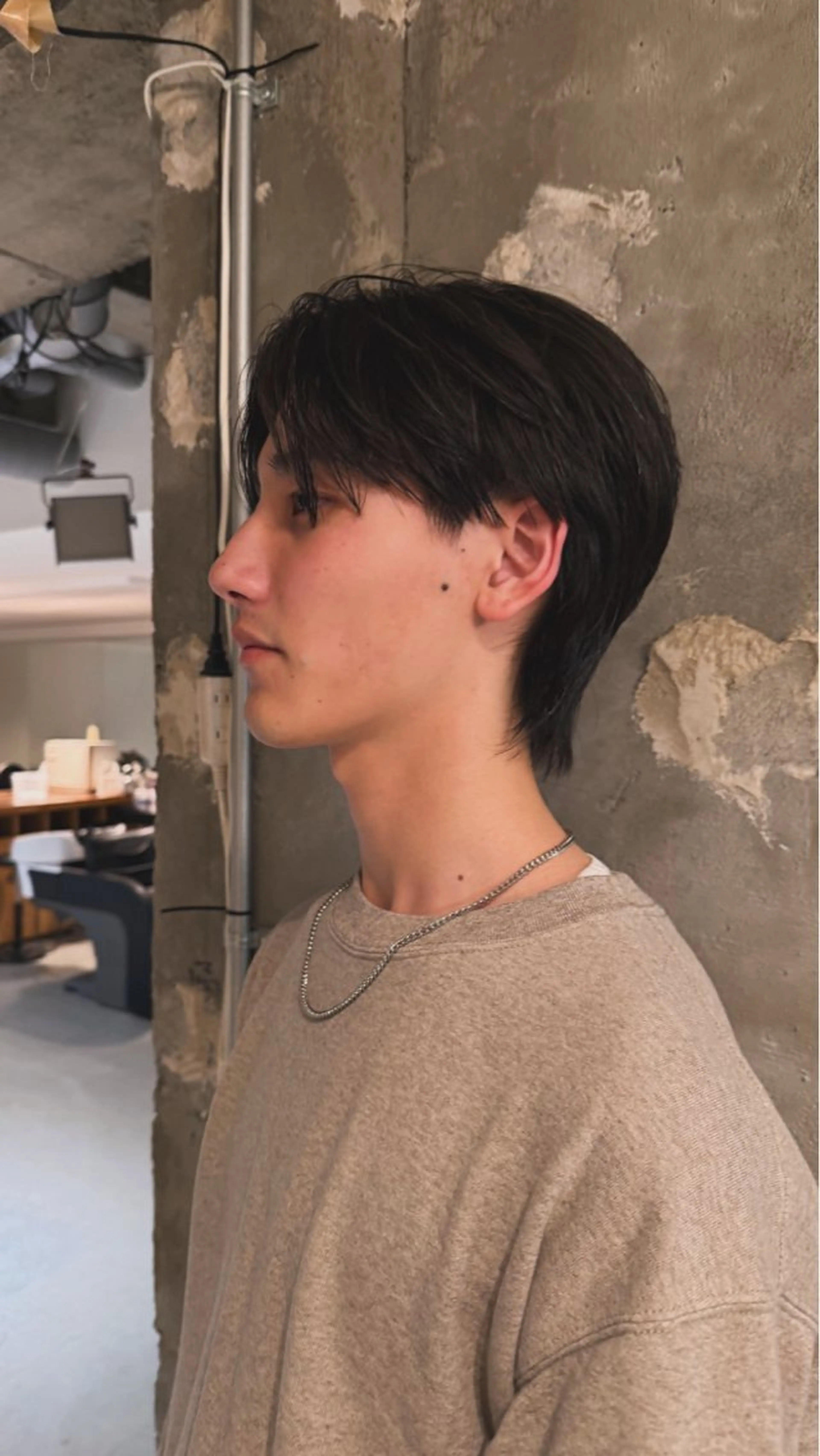 ミディアム 河本 伶のヘアスタイル