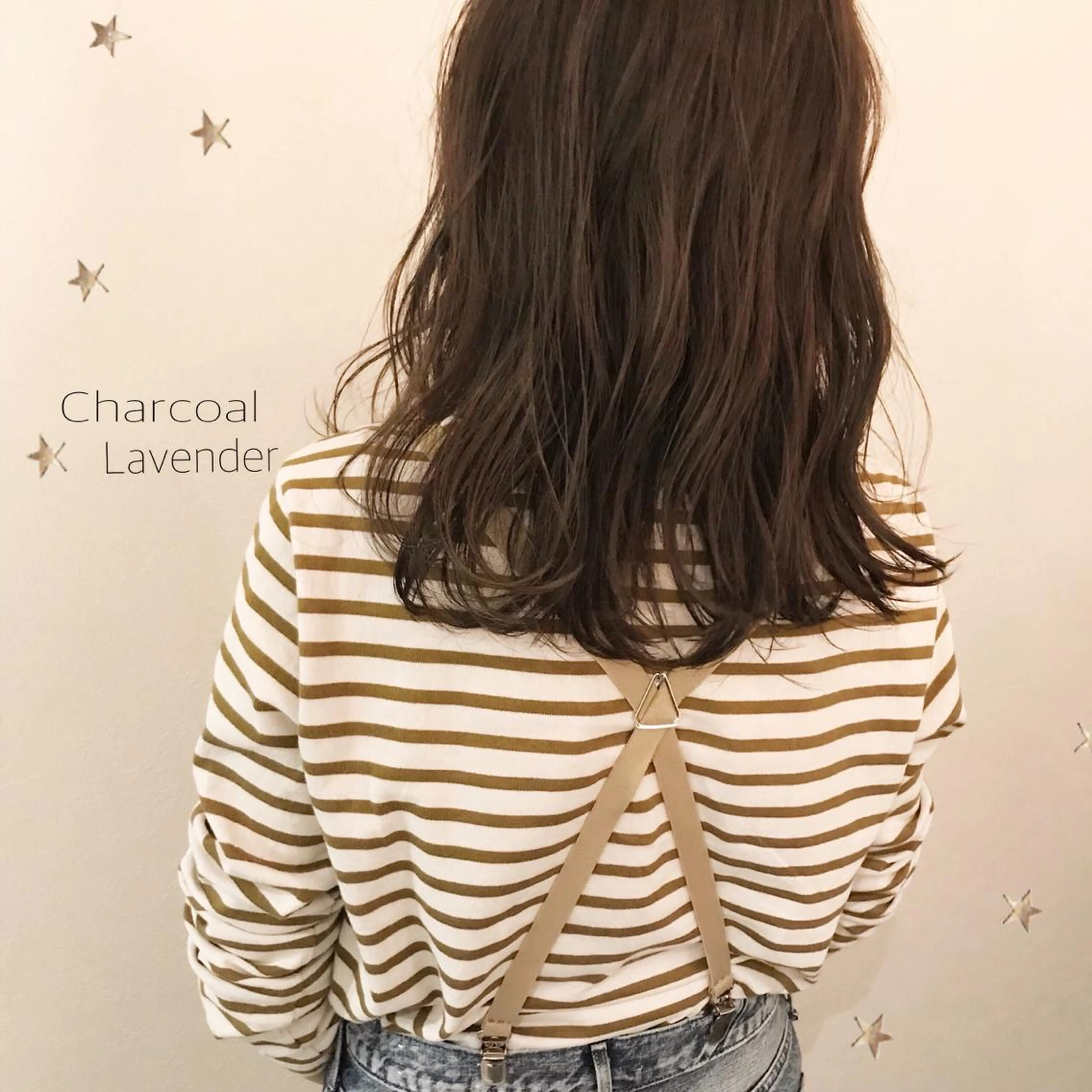 ミディアム カラー 市川 千夏のヘアスタイル