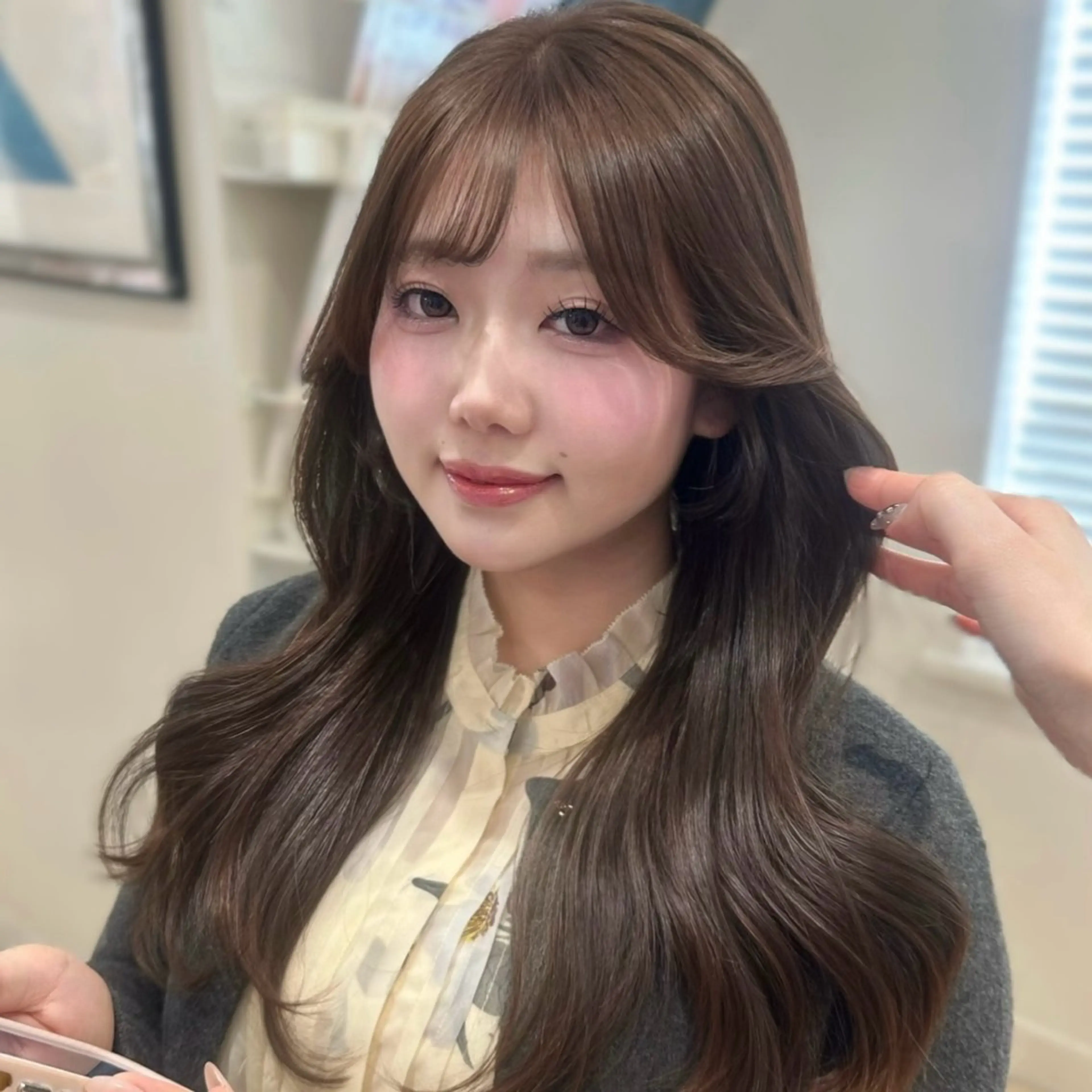 ロング カット ヘアカラー トリートメント 💎レイヤー.ツヤ髪 /AYAKI💎のヘアスタイル