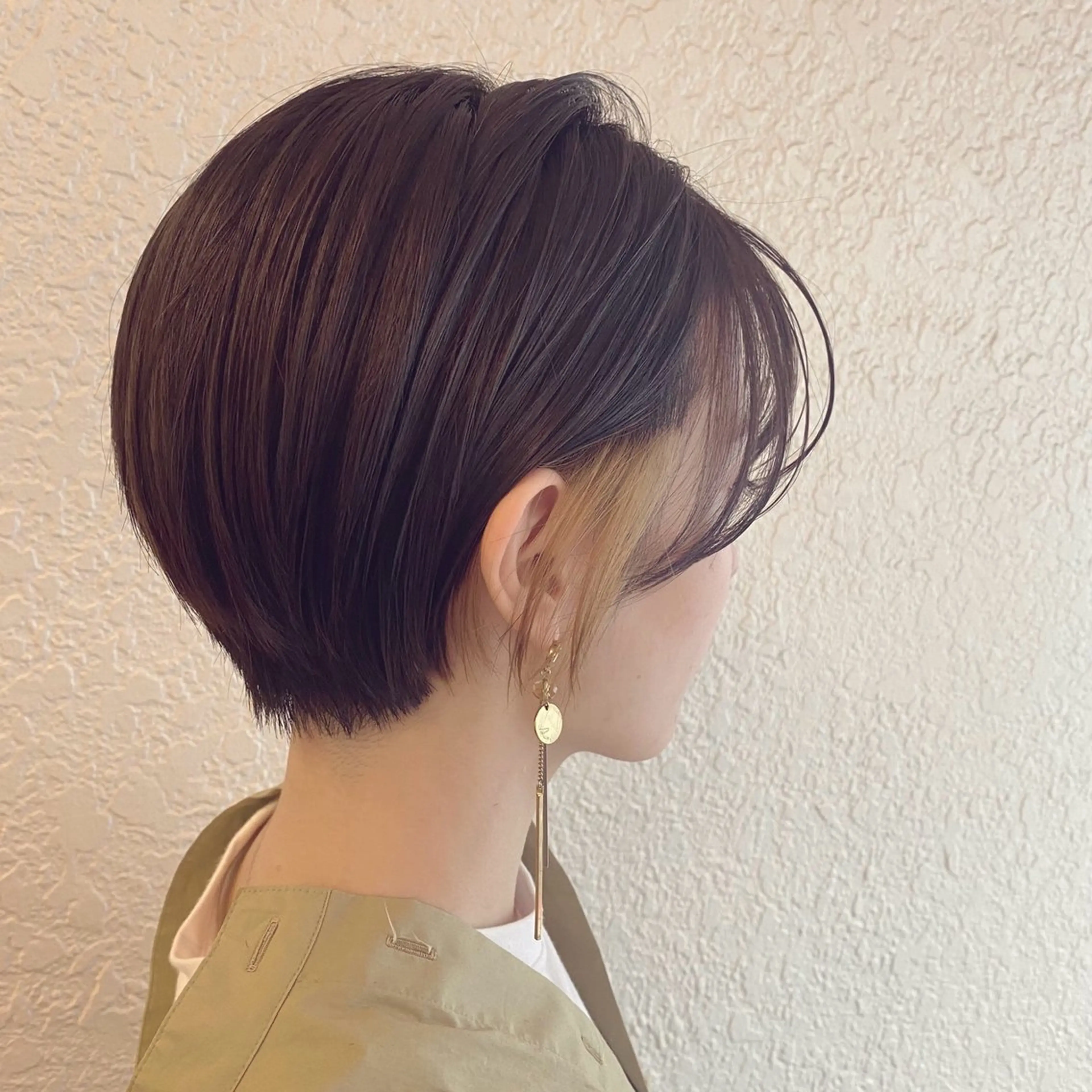 似合わせカット＋イヤリングカラー＋クイックトリートメントの写真