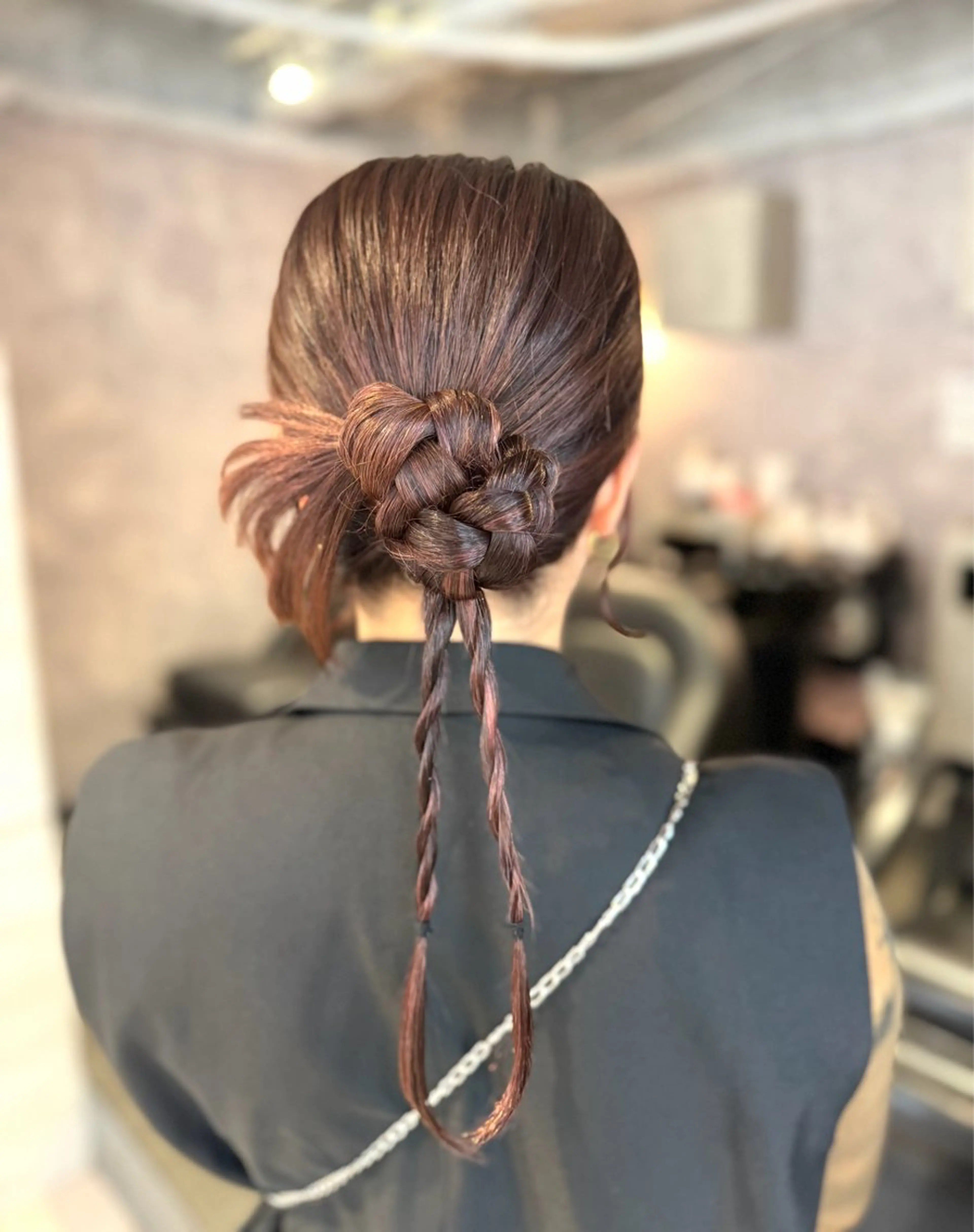 ロング ヘアアレンジ ヘアセット 🩶鈴木茉奈🩶艶髪 /透明感/暖色カラーのヘアスタイル