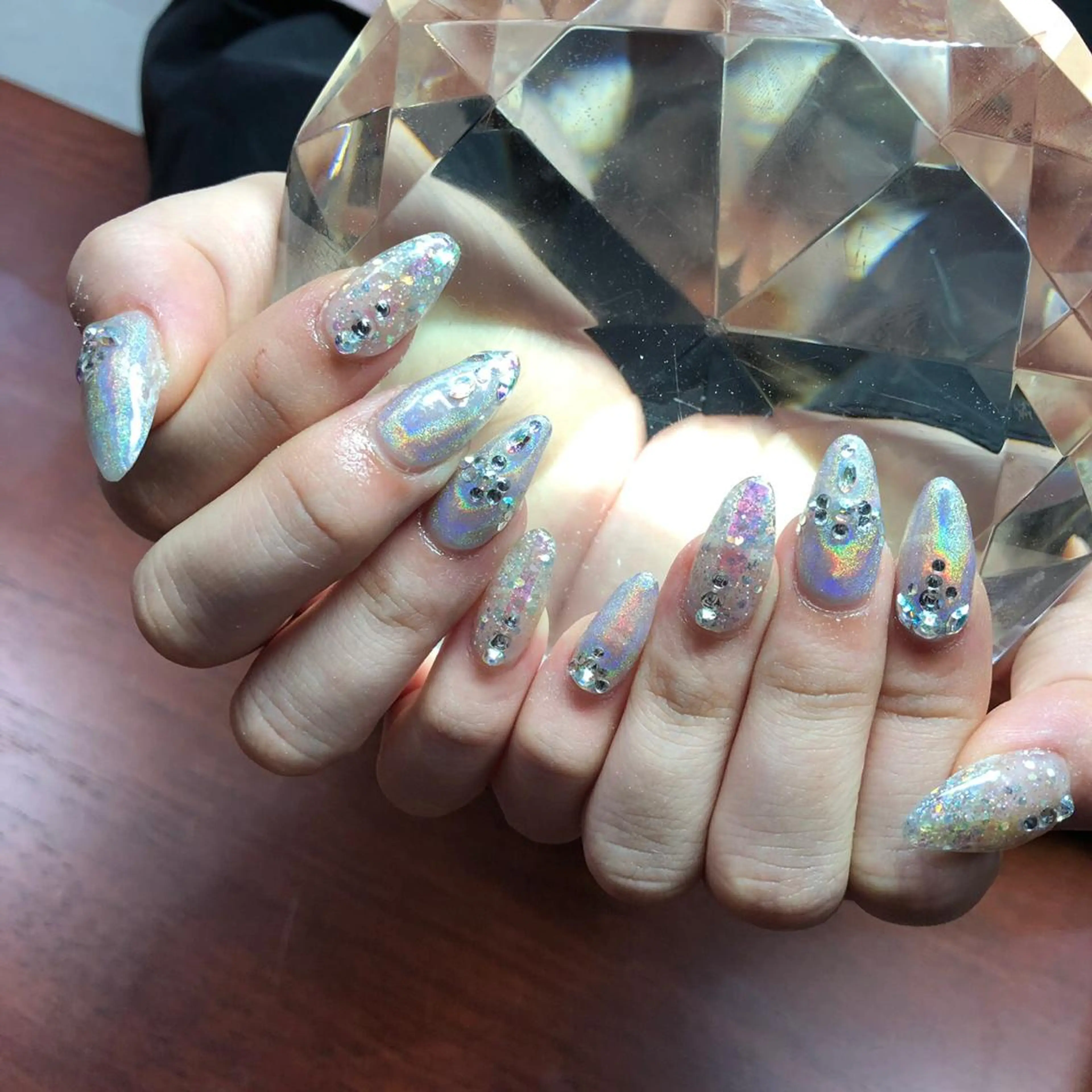 セミロング ネイル ハンドネイル 《LB》ラブリエ Nail&eyeのマツエク・マツパデザイン