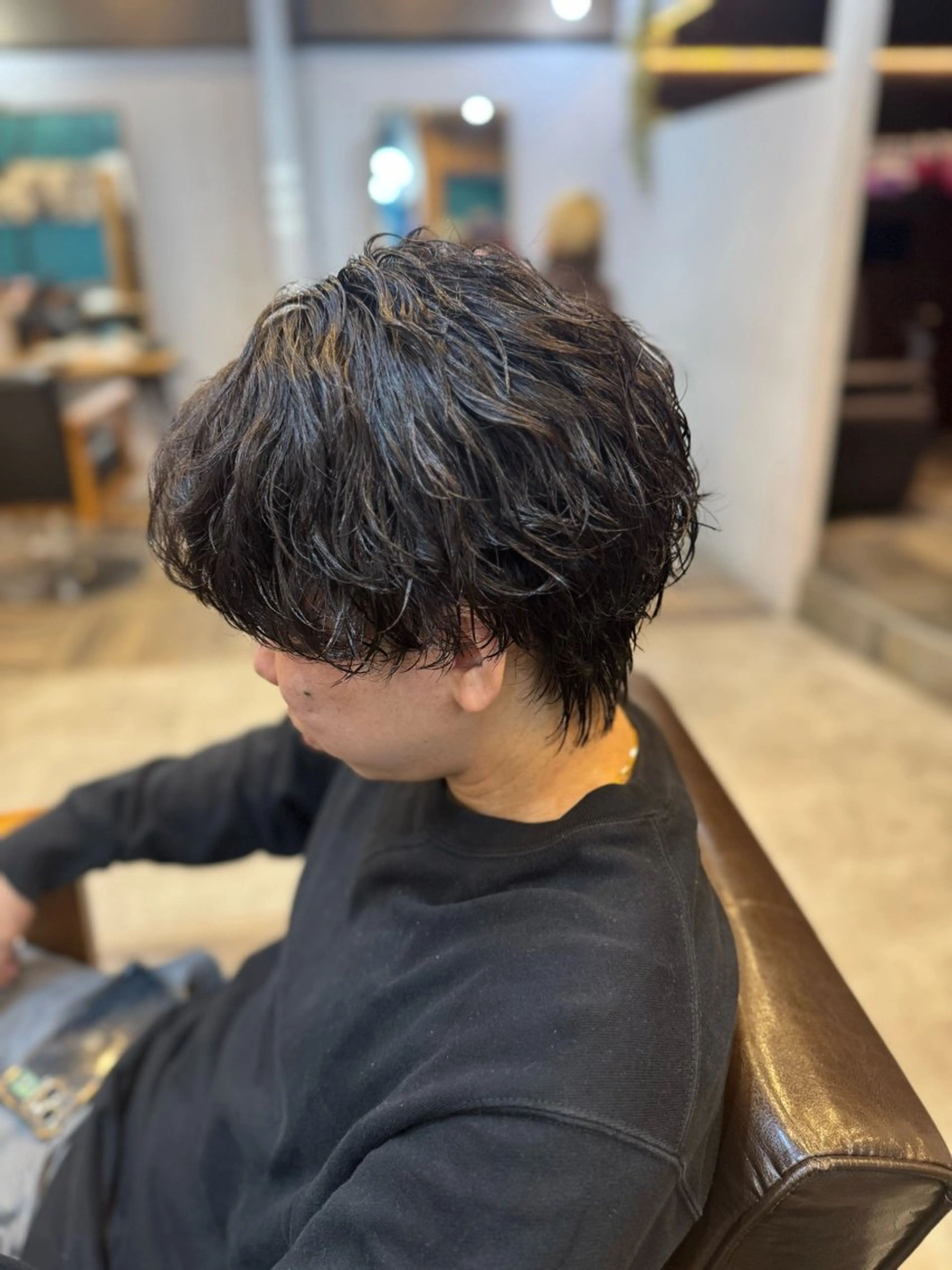 ミディアム パーマ メンズ カット パーマ パーマ/縮毛矯正🍀 鎌田 和希のヘアスタイル