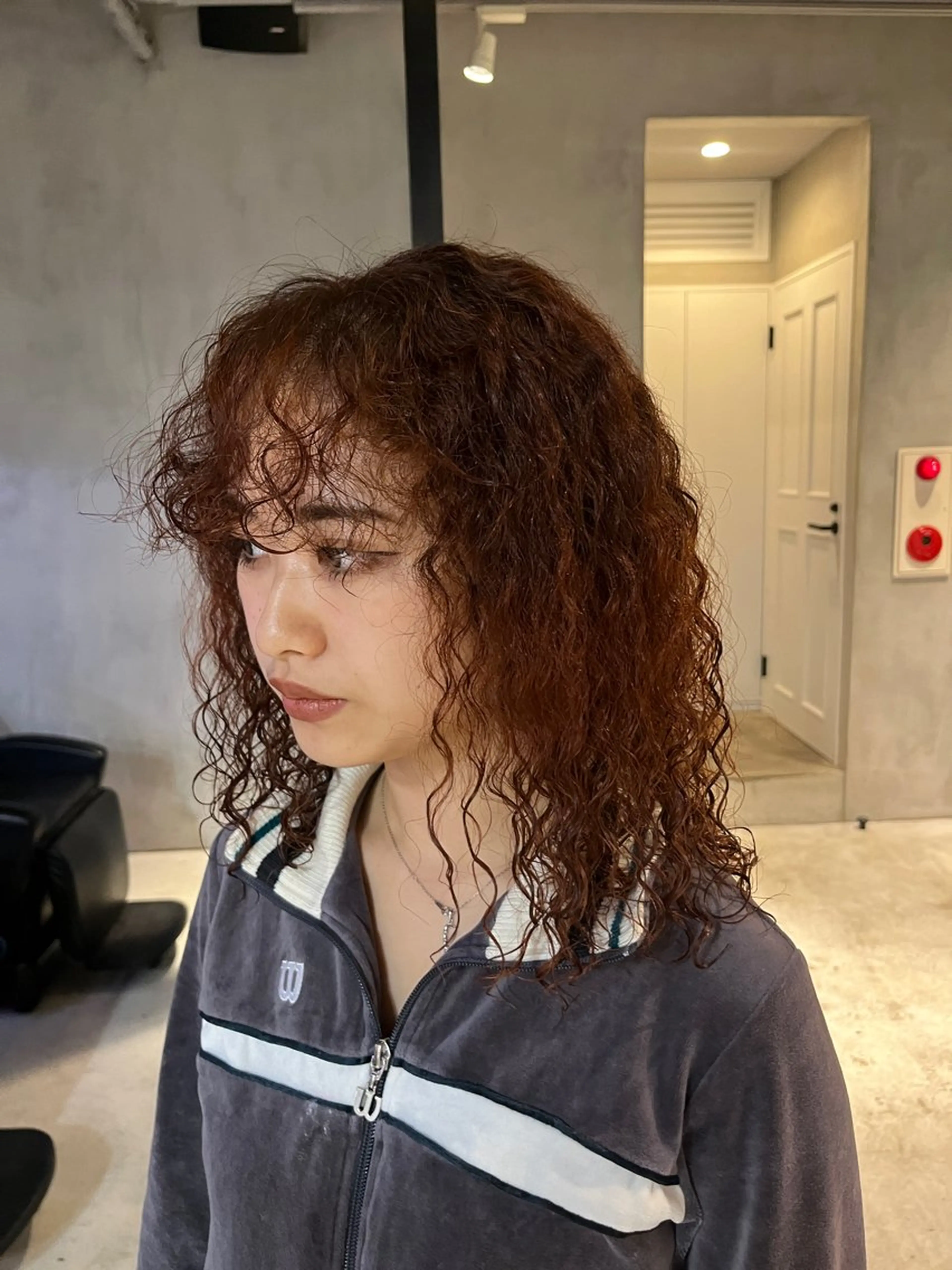 ミディアム カラー ブラウンカラー オレンジ オレンジブラウン ヘアカラー ちせ/ 透明感カラー /調布˚ 🦢₊✧のヘアスタイル