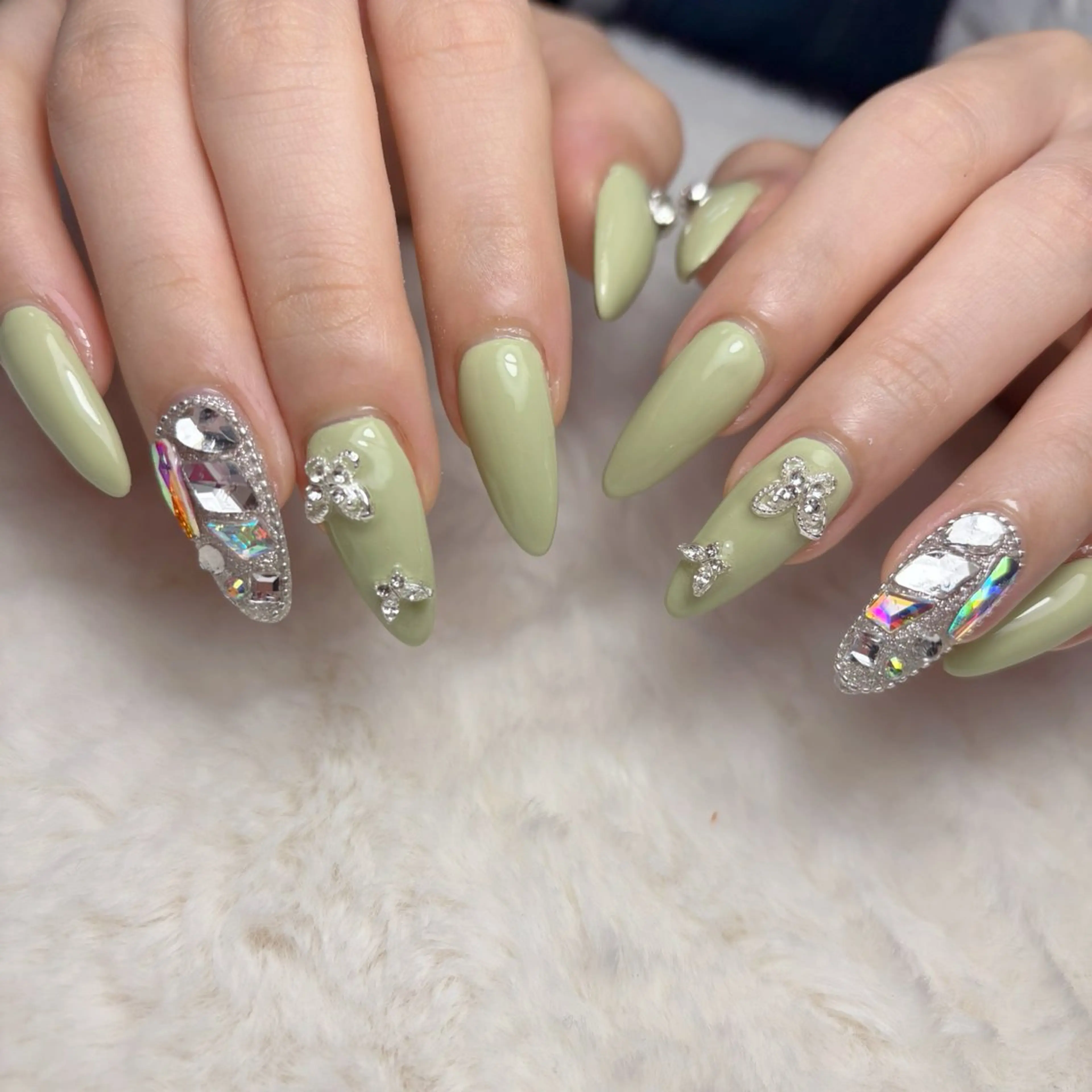 ネイル 長さ出し ハンドネイル STELLA nailのネイルデザイン