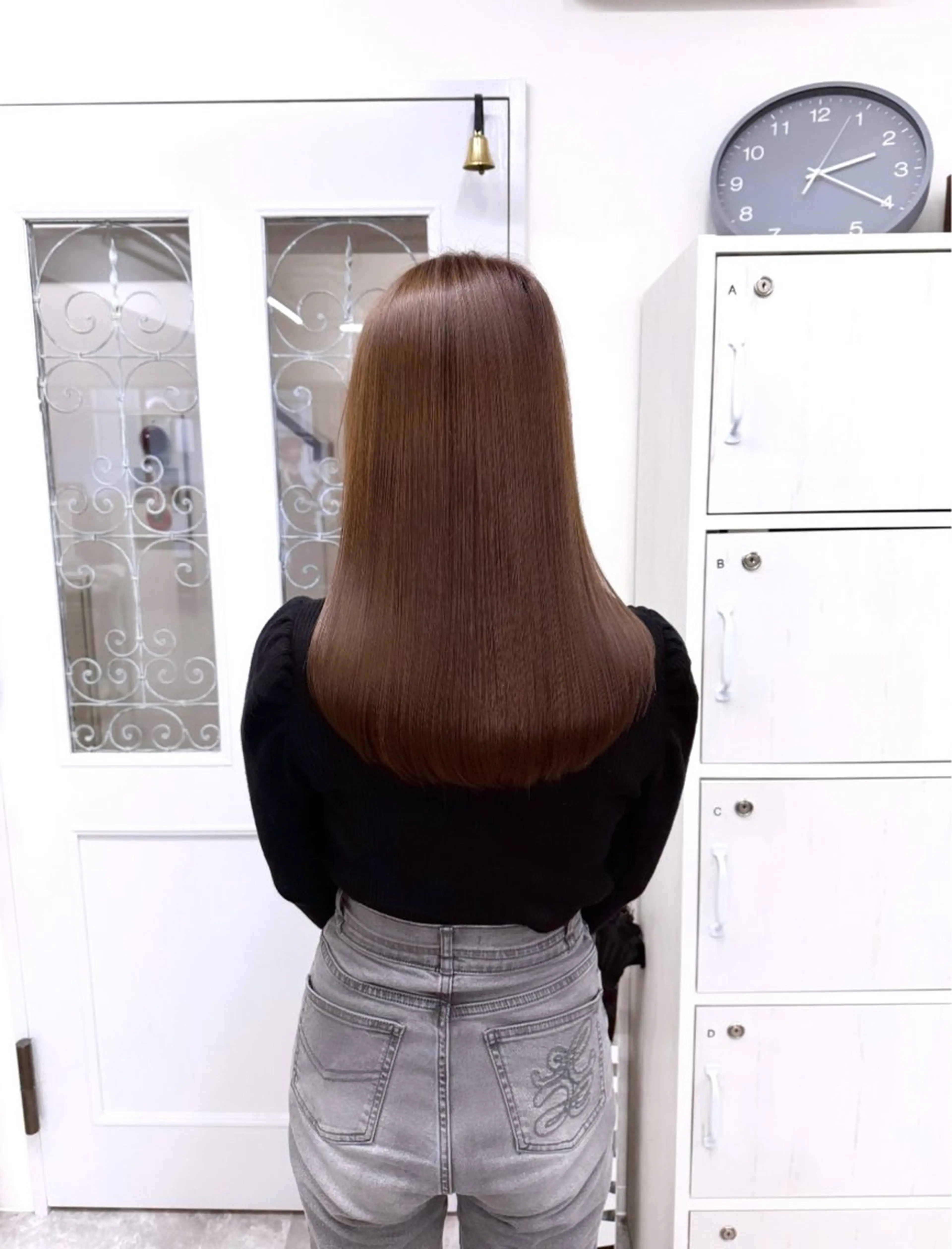 ロング 水尻 佑奈のヘアスタイル