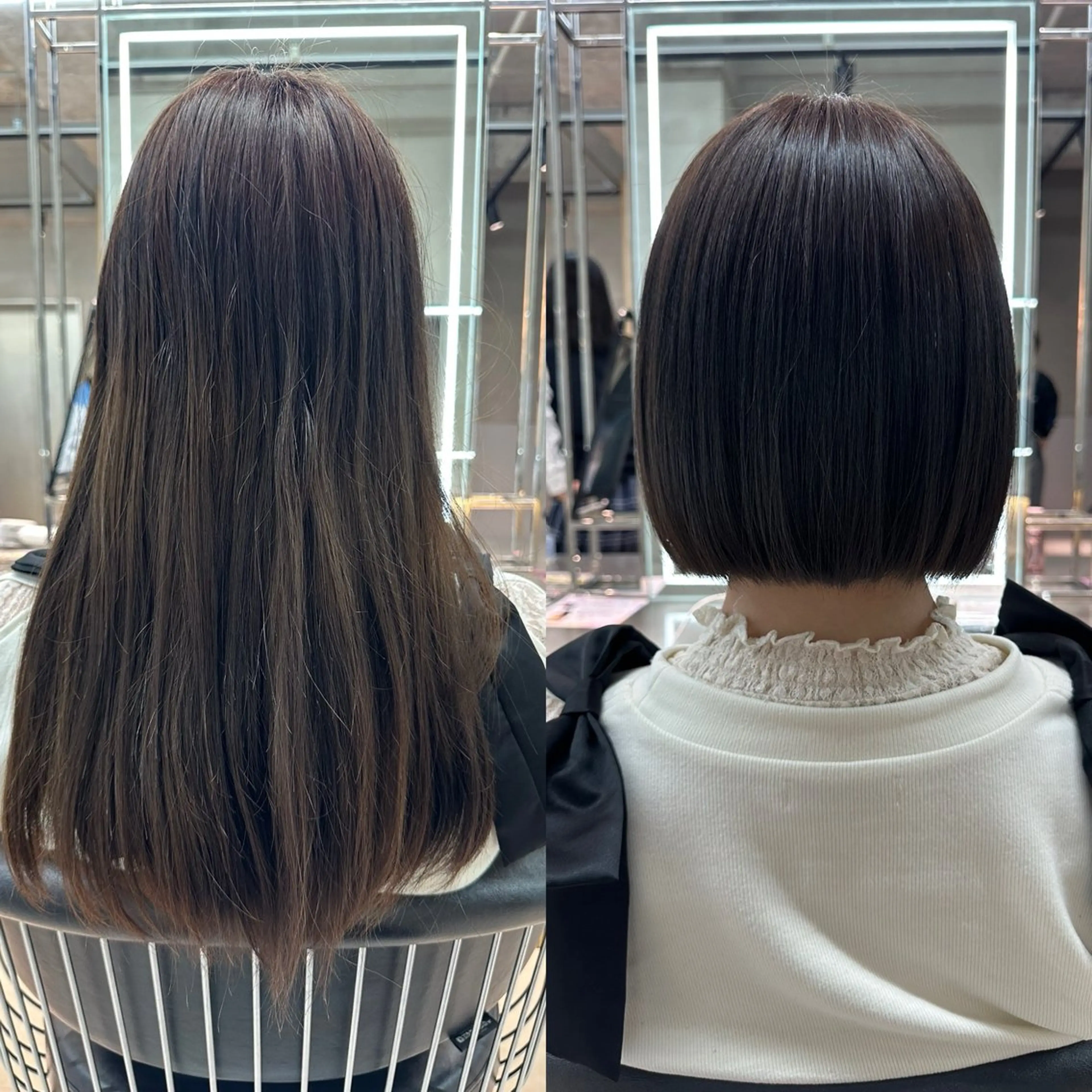 ミディアム カット ヘアカラー トリートメント ✨髪質改善特化✨副 店長椎葉信乃介のヘアスタイル