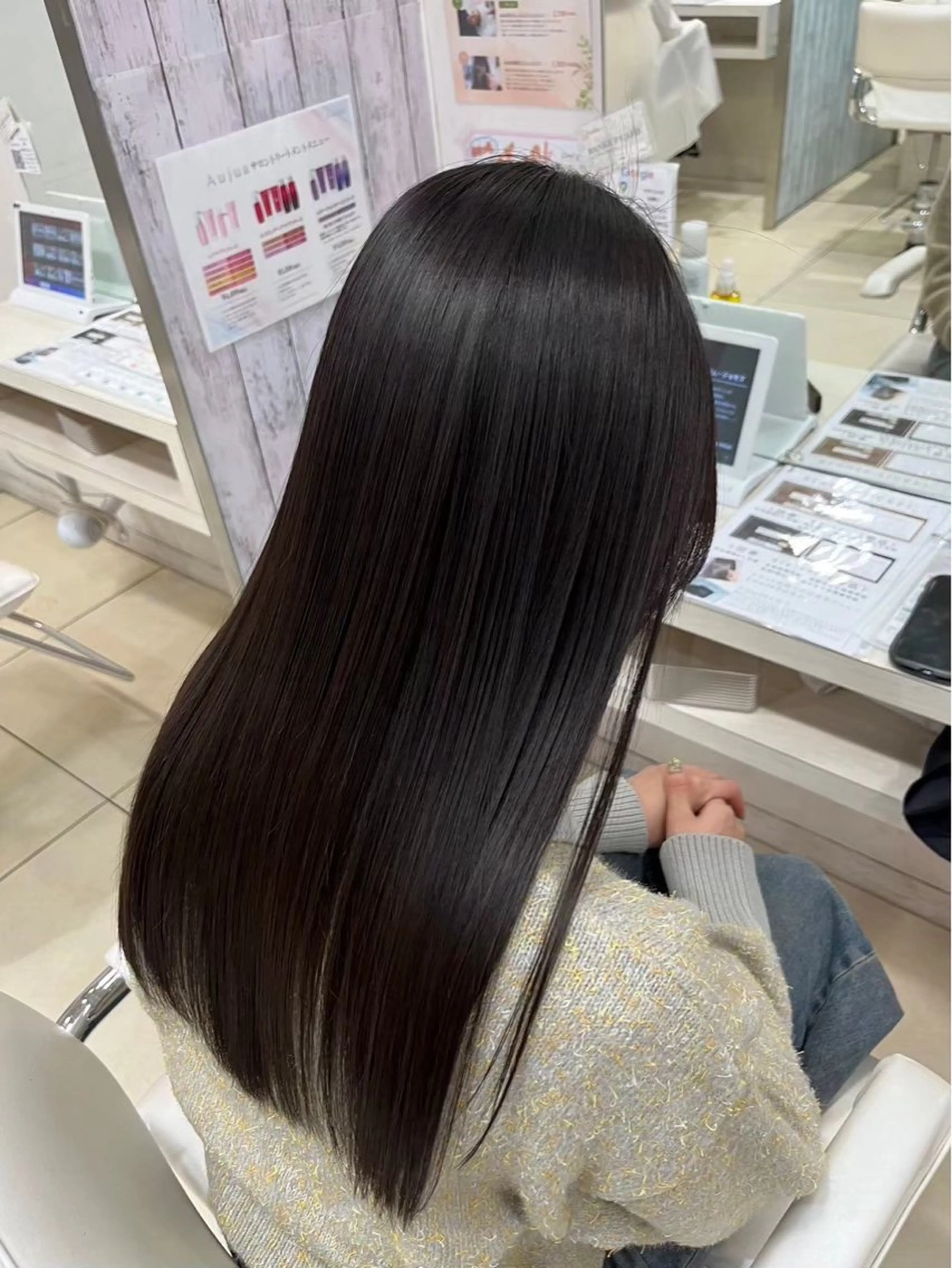 ロング カラー カット ヘアカラー トリートメント 🫧艶髪職人/相模 大野/新井公輔🫧のヘアスタイル