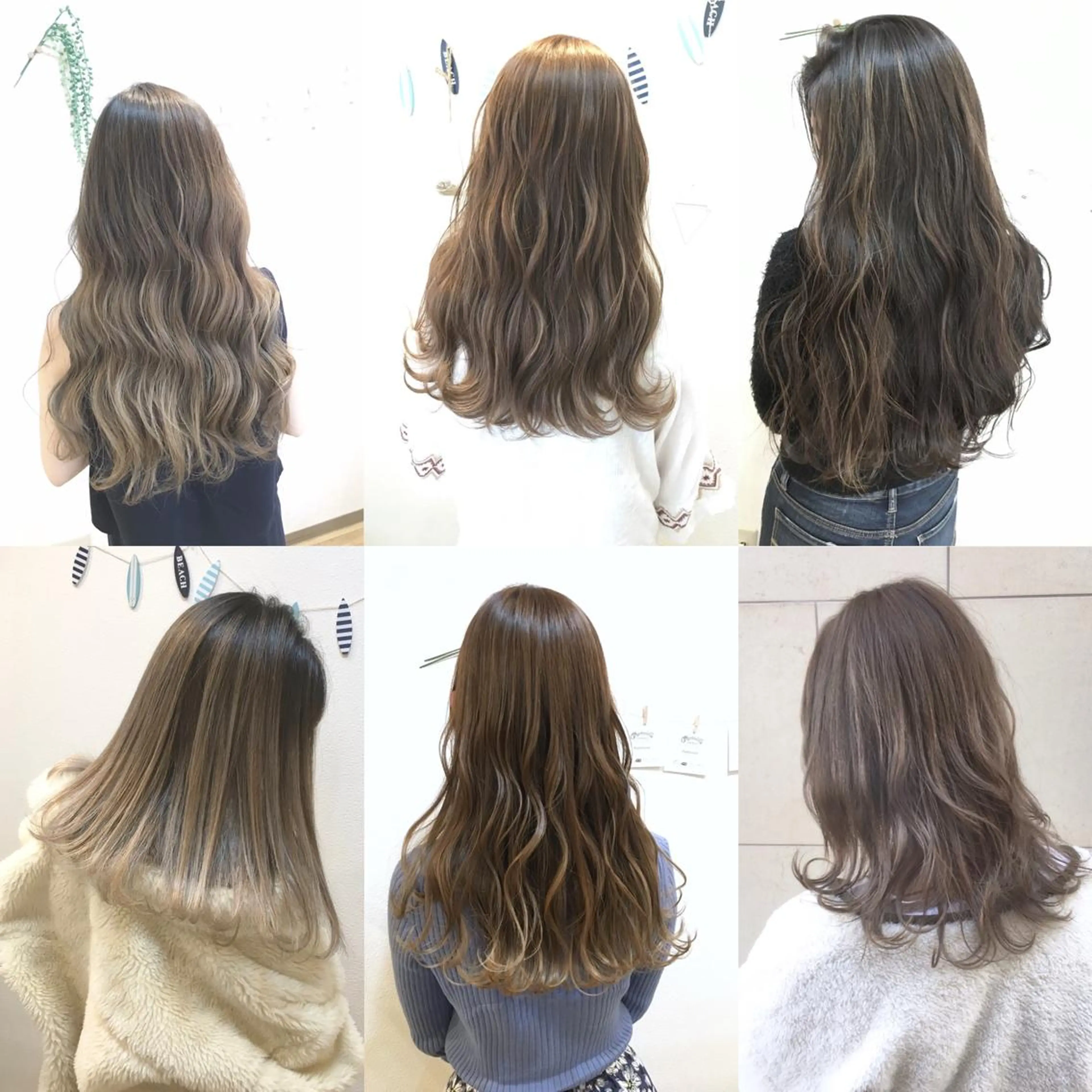 ロング ショート、ボブ シマダマサトのヘアスタイル