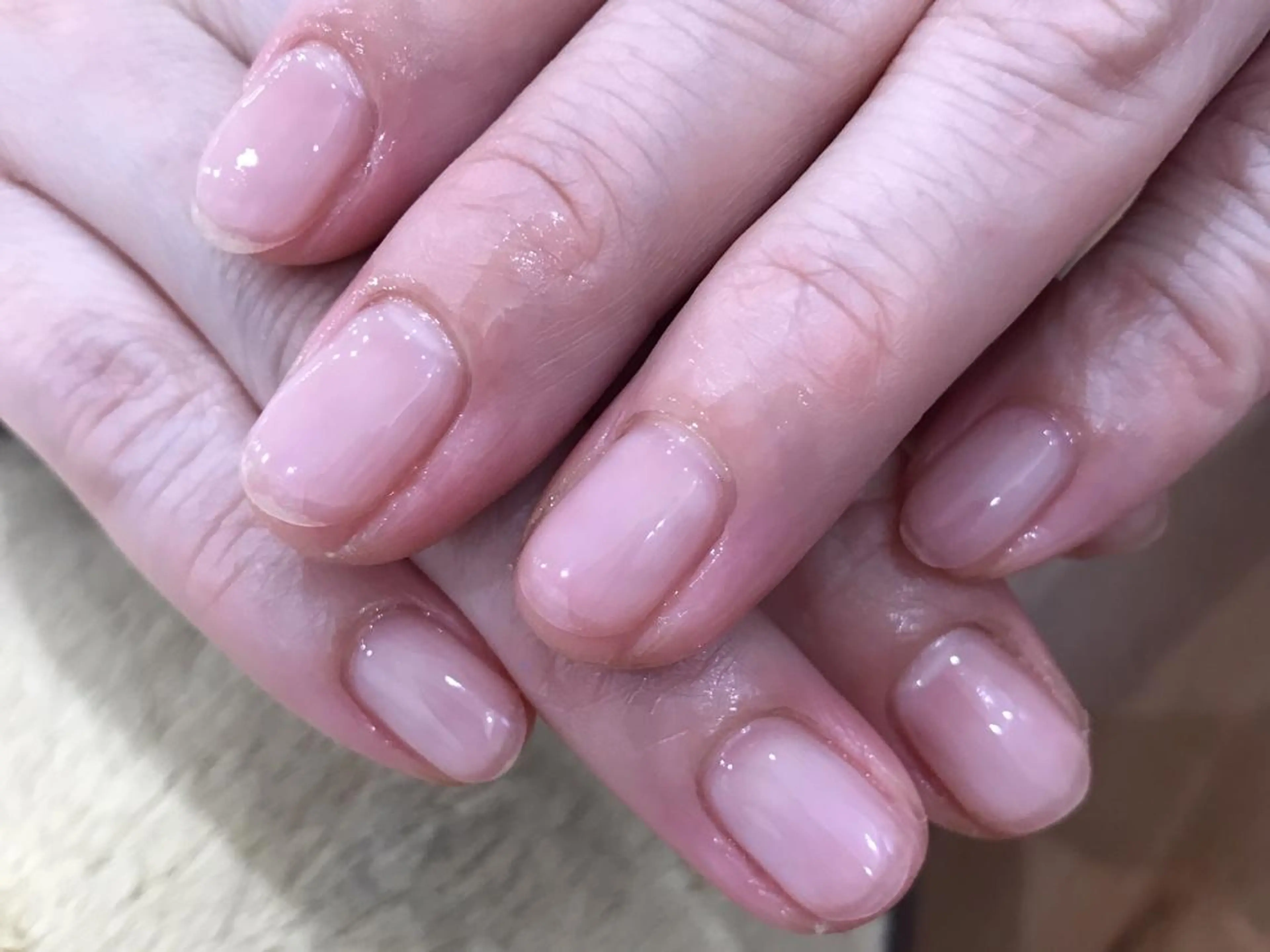 ネイル クリアネイル ハンドネイル 中川 愛理のネイルデザイン