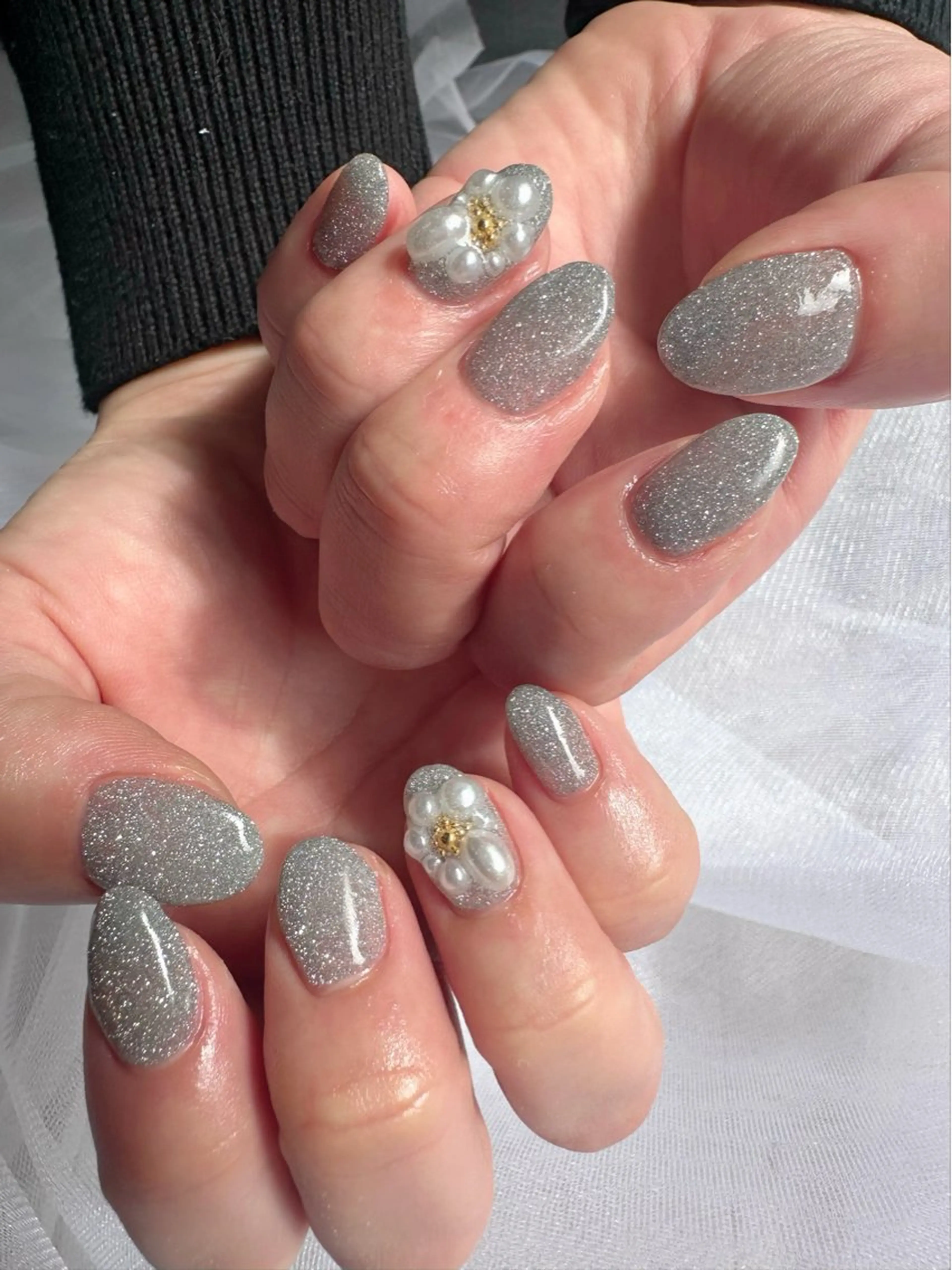 ネイル クリアネイル フラッシュネイル フラワーネイル 氷ネイル・うるうるネイル 韓国ネイル 🪞KAPE NAIL 🪞のネイルデザイン