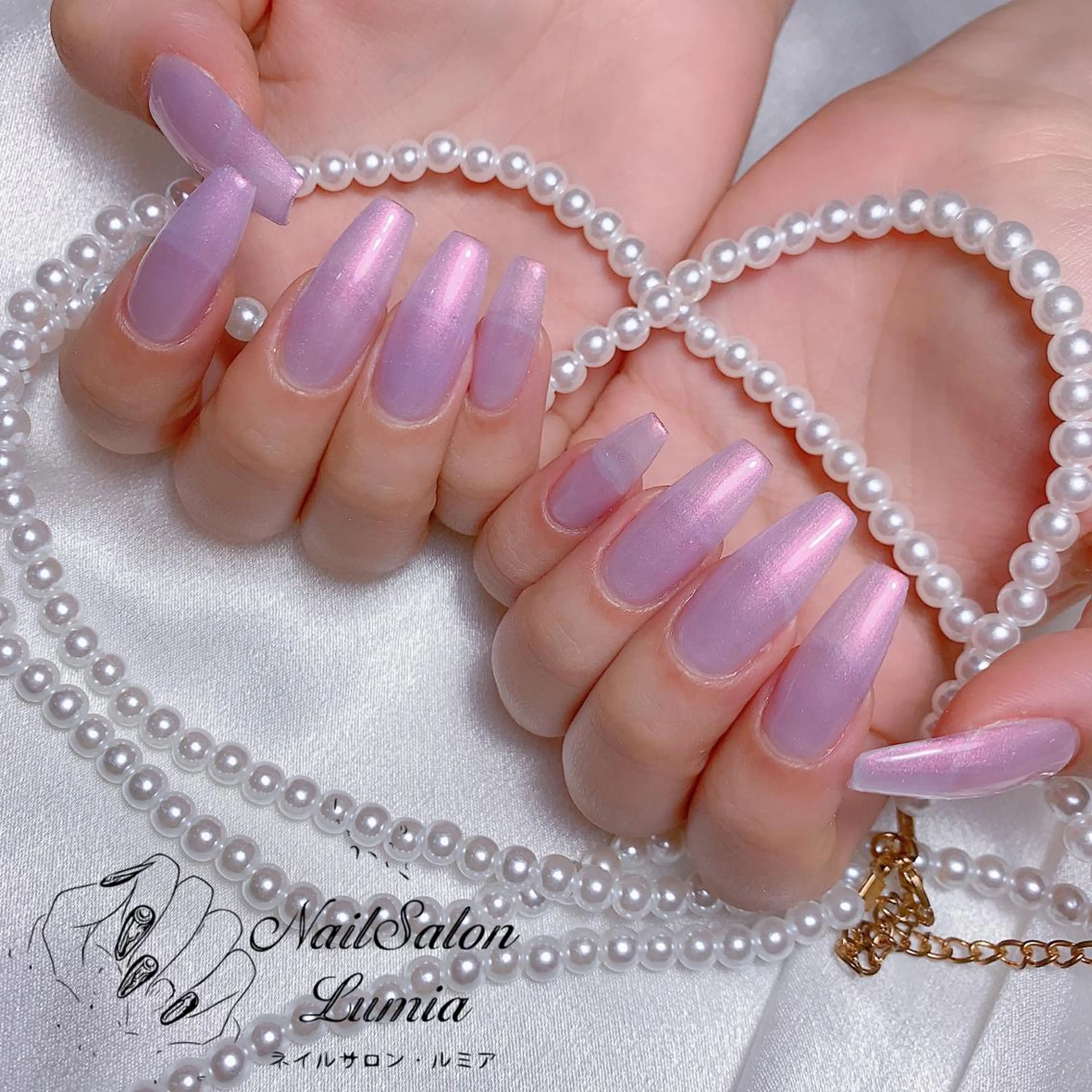 ネイル ハンドネイル ネイルサロン ルミア Lumia 店長のネイルデザイン