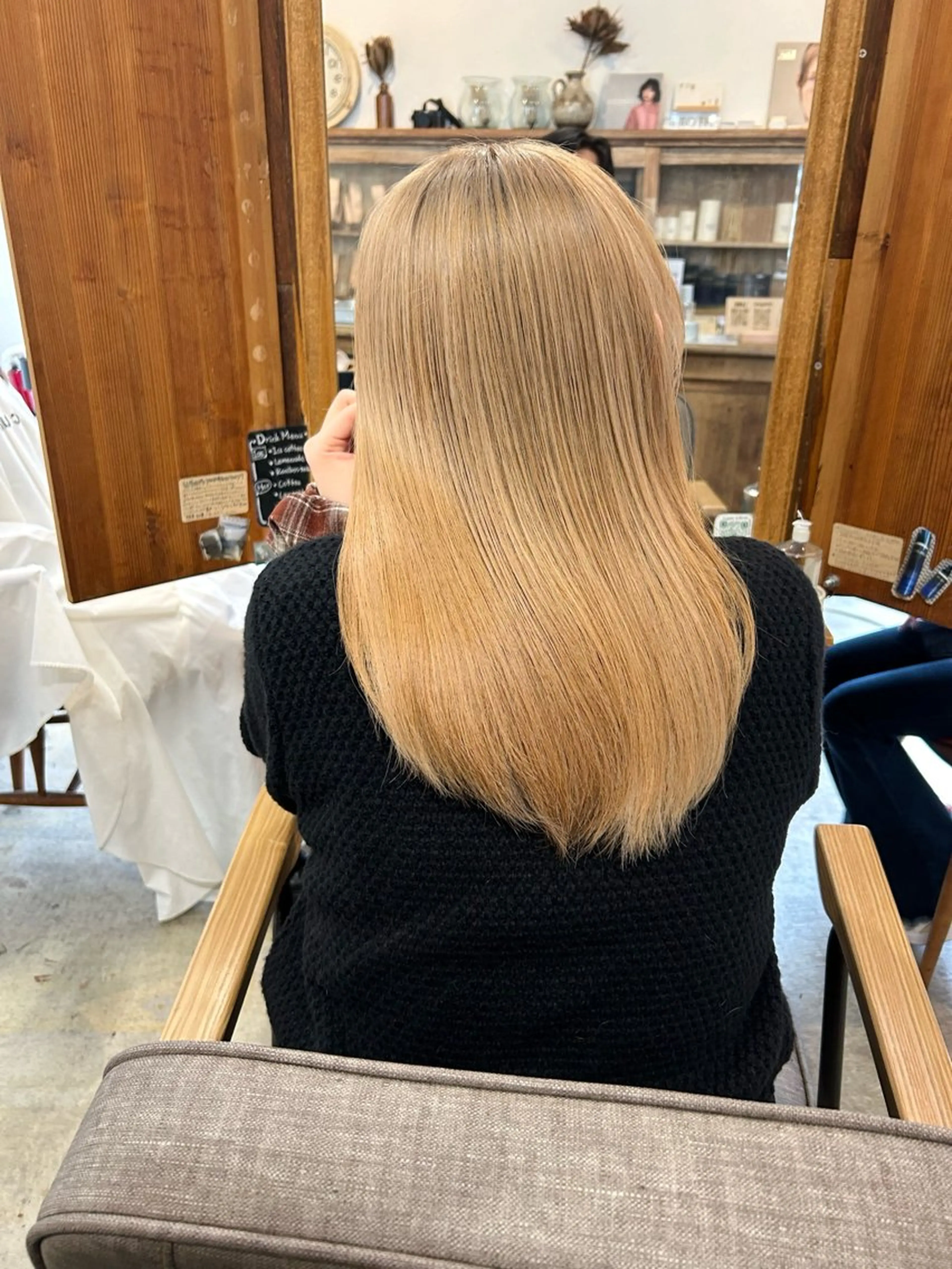 セミロング カラー カット ヘアカラー 韓国レイヤー/ハイ トーン/優太のヘアスタイル