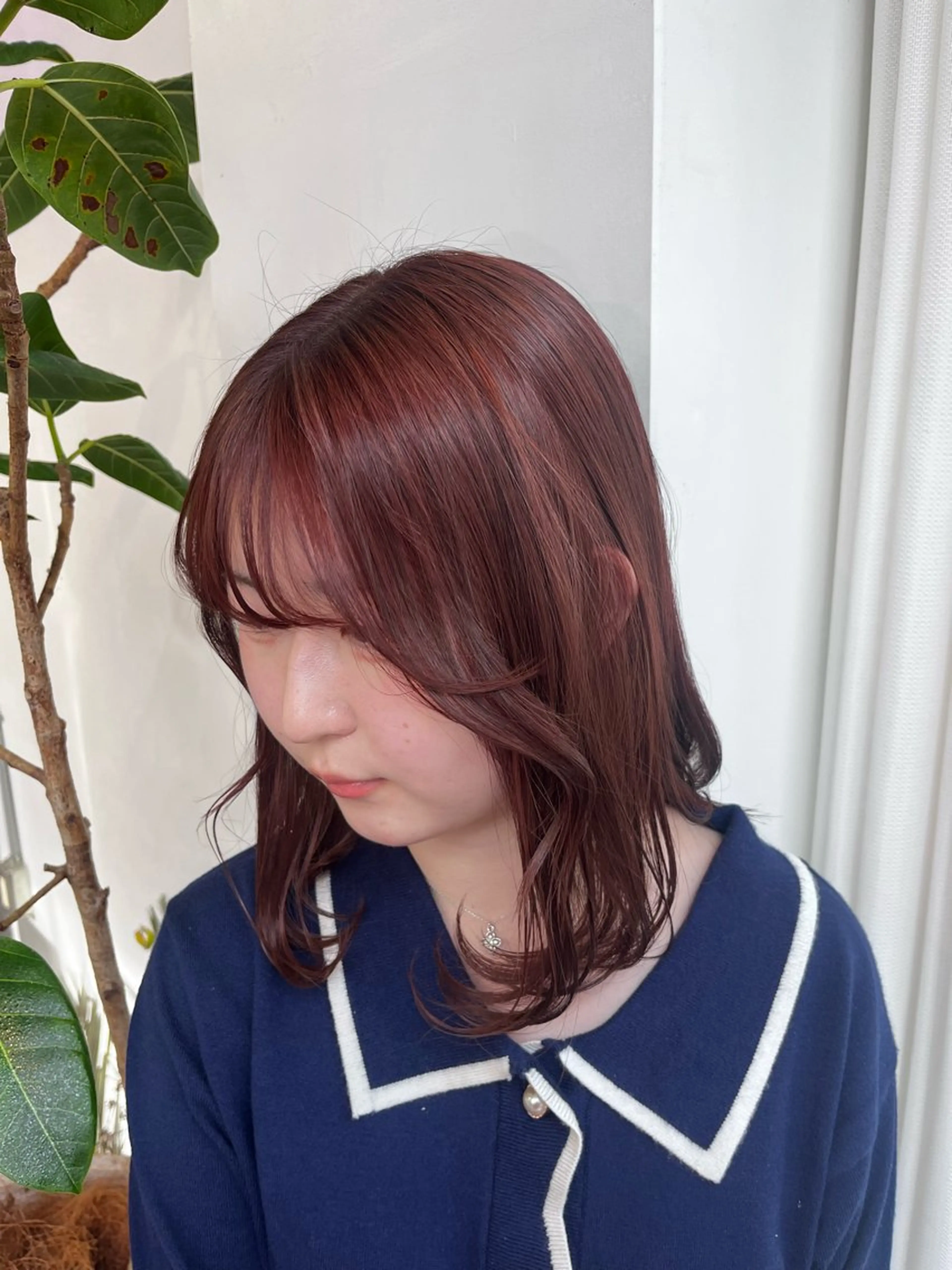 カラー ness 一花のヘアスタイル