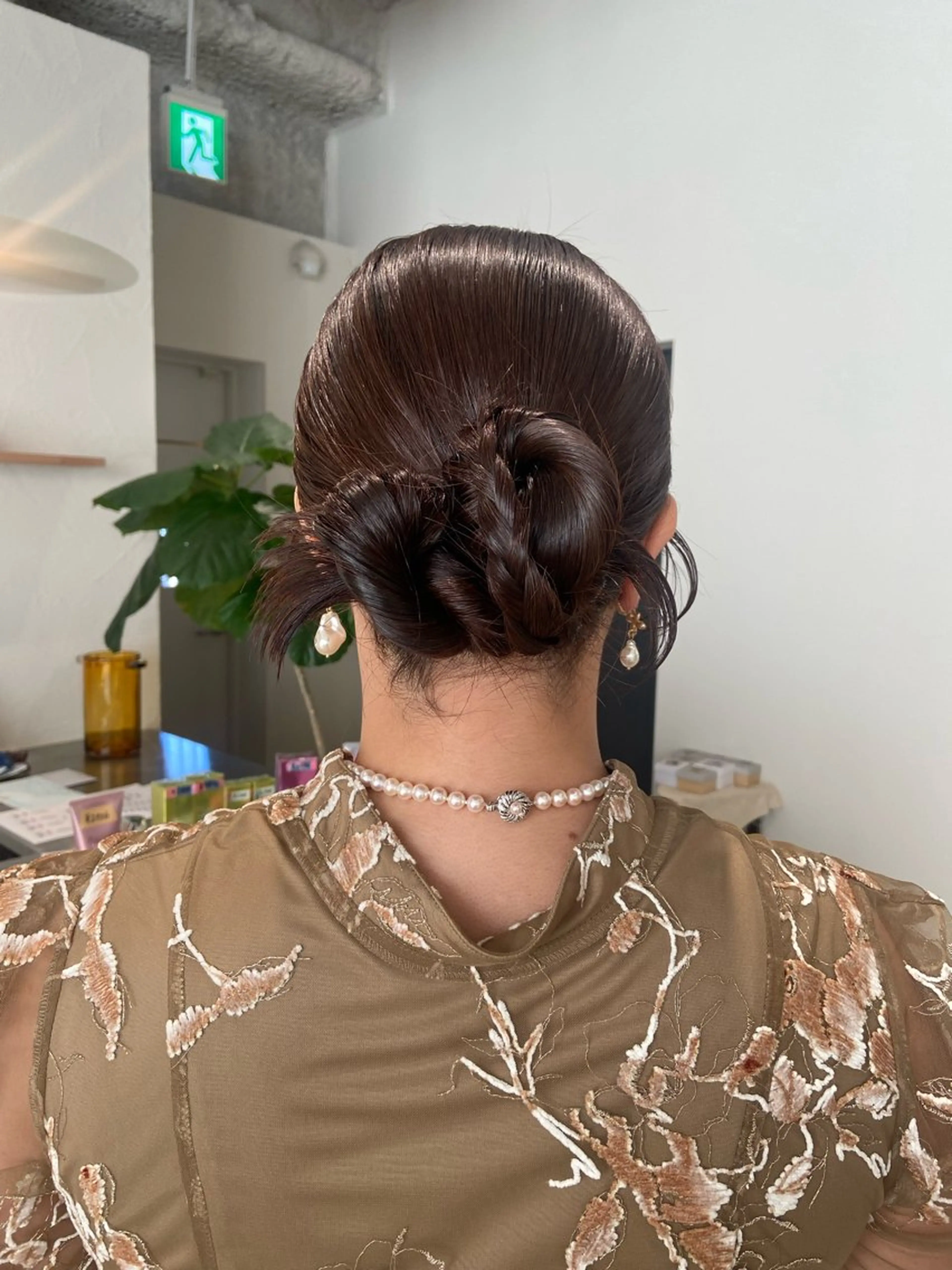 セミロング ヘアセット 石川 瑠琉のヘアスタイル