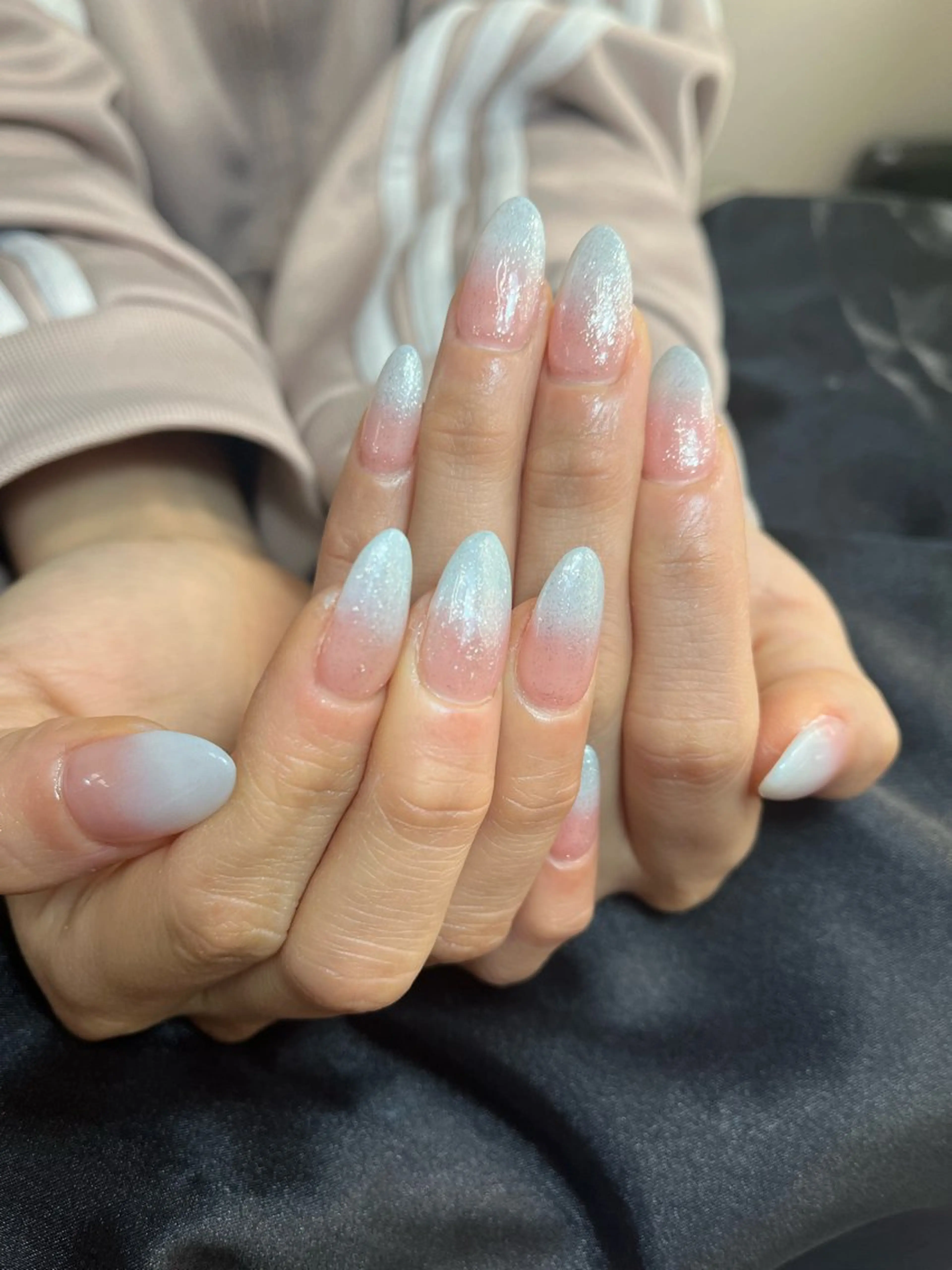 ネイル チークネイル 桜ネイル 長さ出し フットネイル ジェルネイル ハンドネイル Maika's nailのネイルデザイン