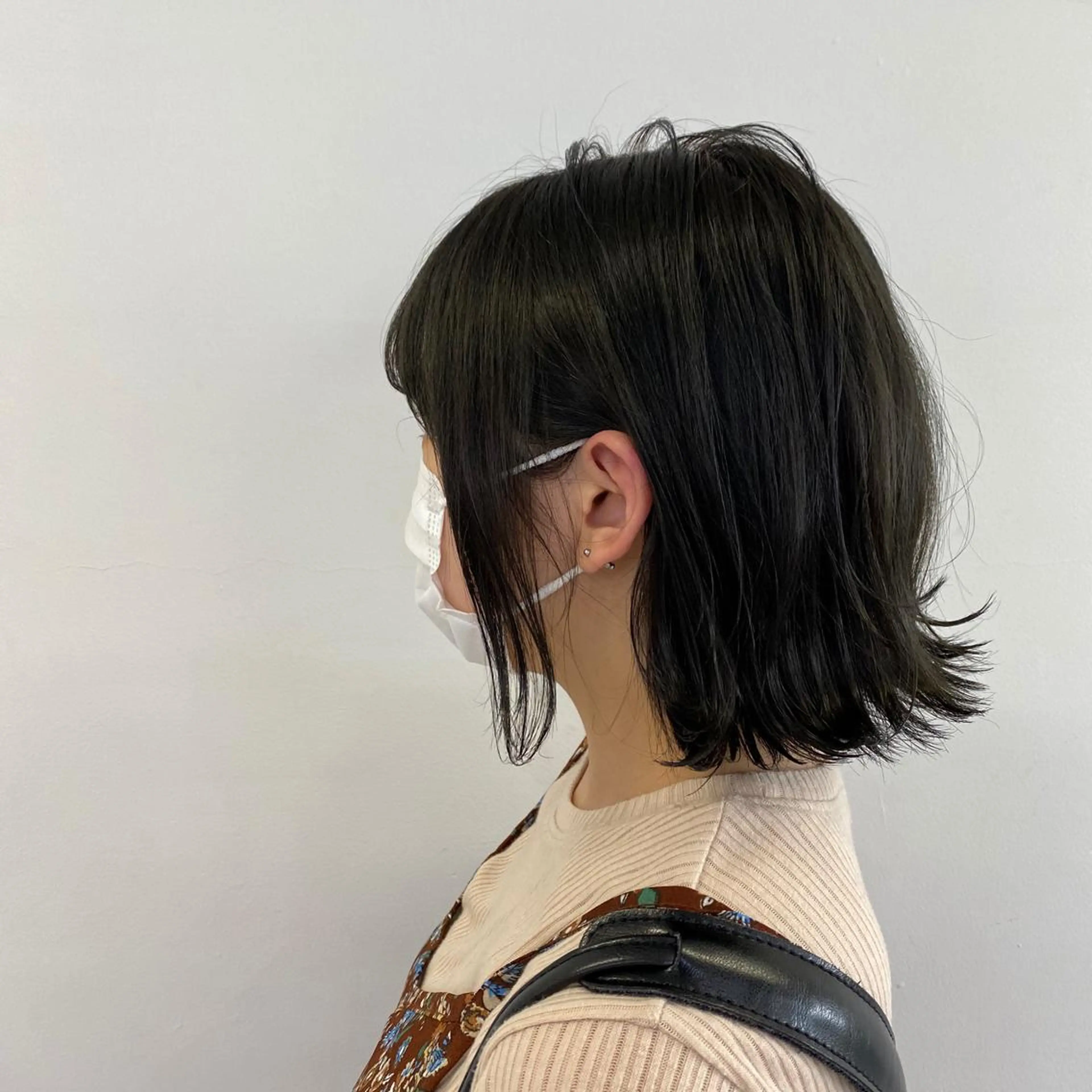 ショート カラー ヘアアレンジ 韓国風ベージュ🤎 赤みなし🌿横浜🤎のヘアスタイル