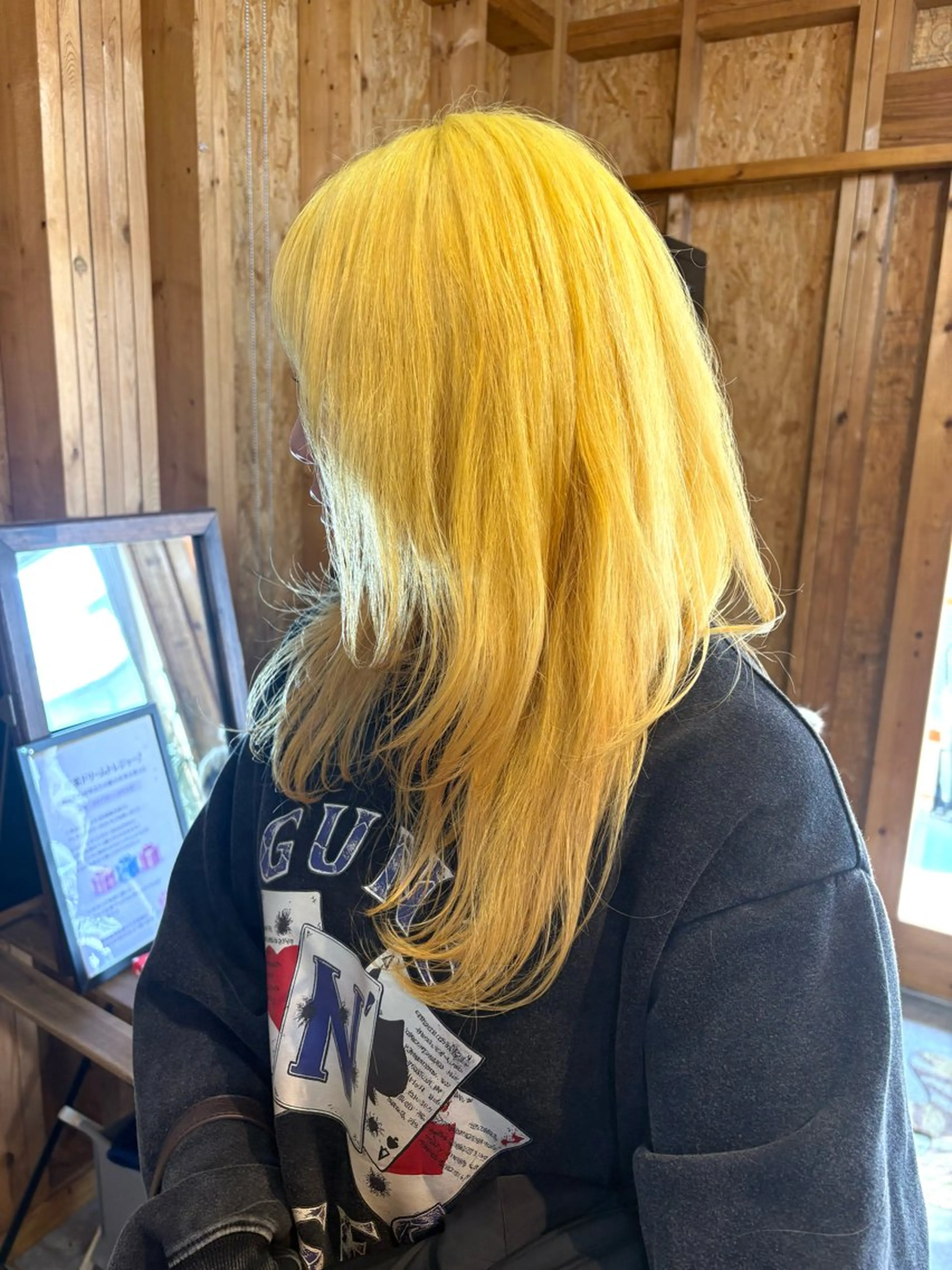 カラー まろみ暖色×ボブ ×chia🕯のヘアスタイル