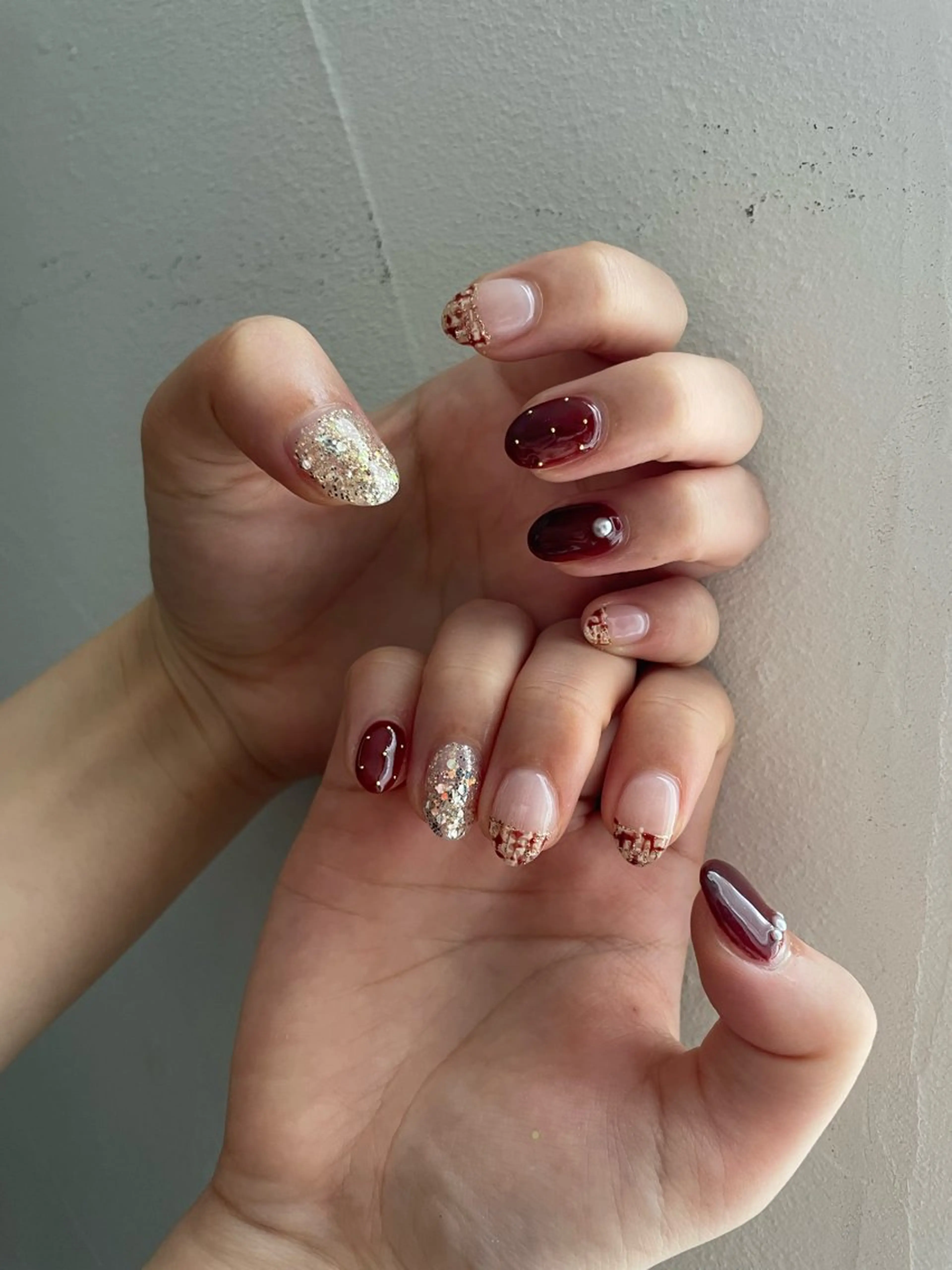 ネイル ハンドネイル 甲府市徳行 🧸prunelleのネイルデザイン