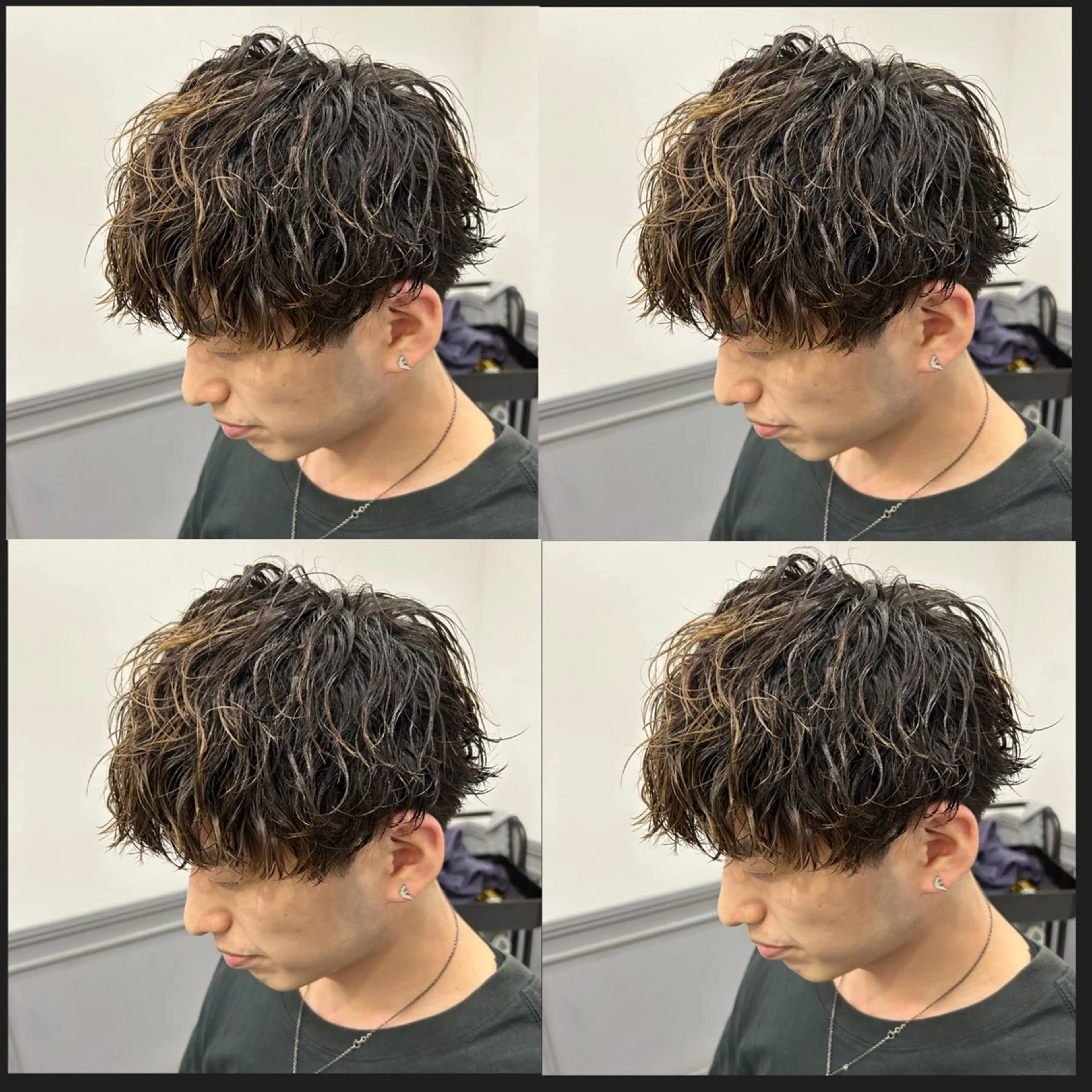 ショート 🔥メンズパーマ 特化 渡辺一翔のヘアスタイル