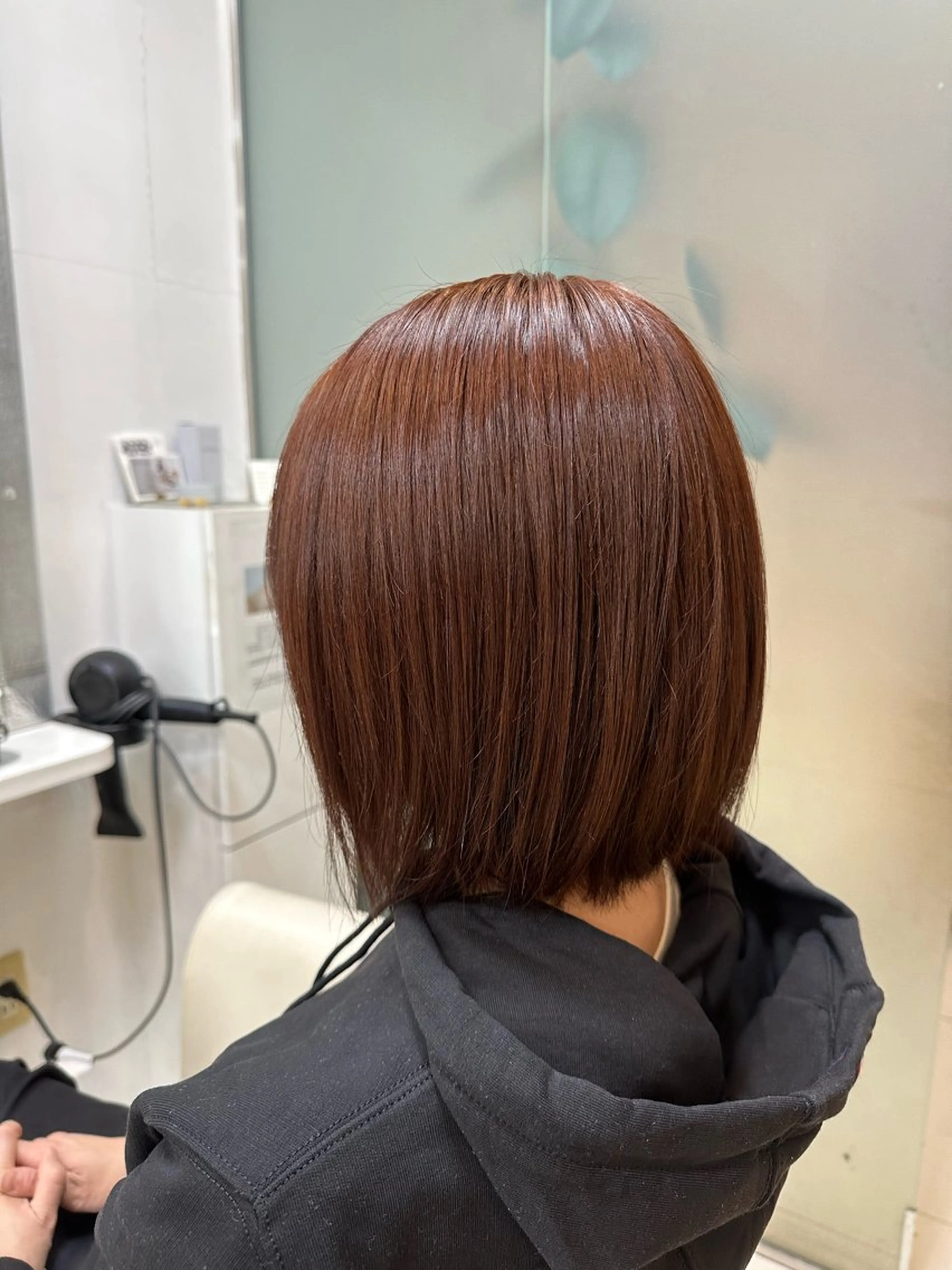 カラー ブラウンカラー タカセ レンのヘアスタイル