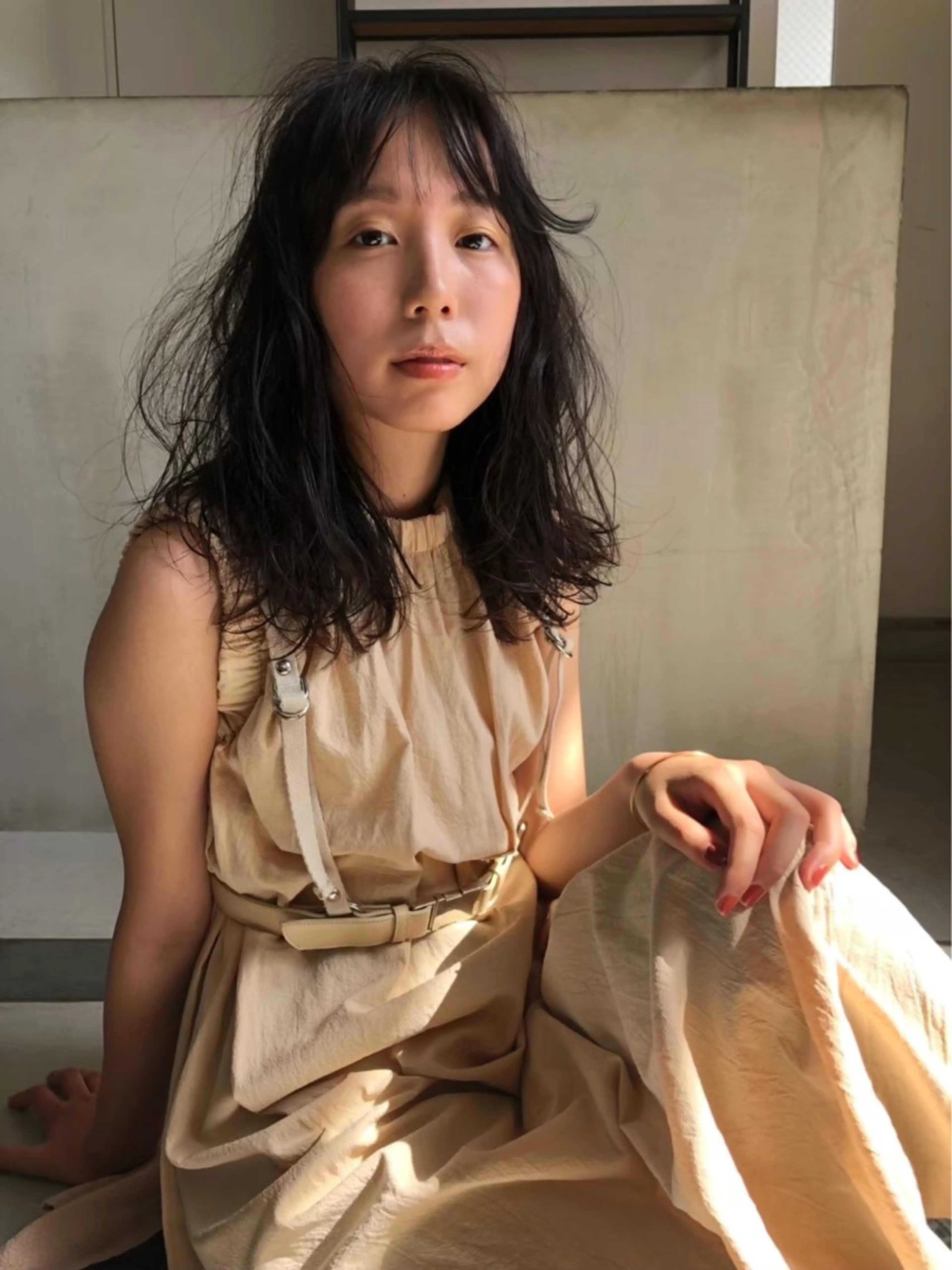 ミディアム メンズパーマ💈藤田 晃志のヘアスタイル