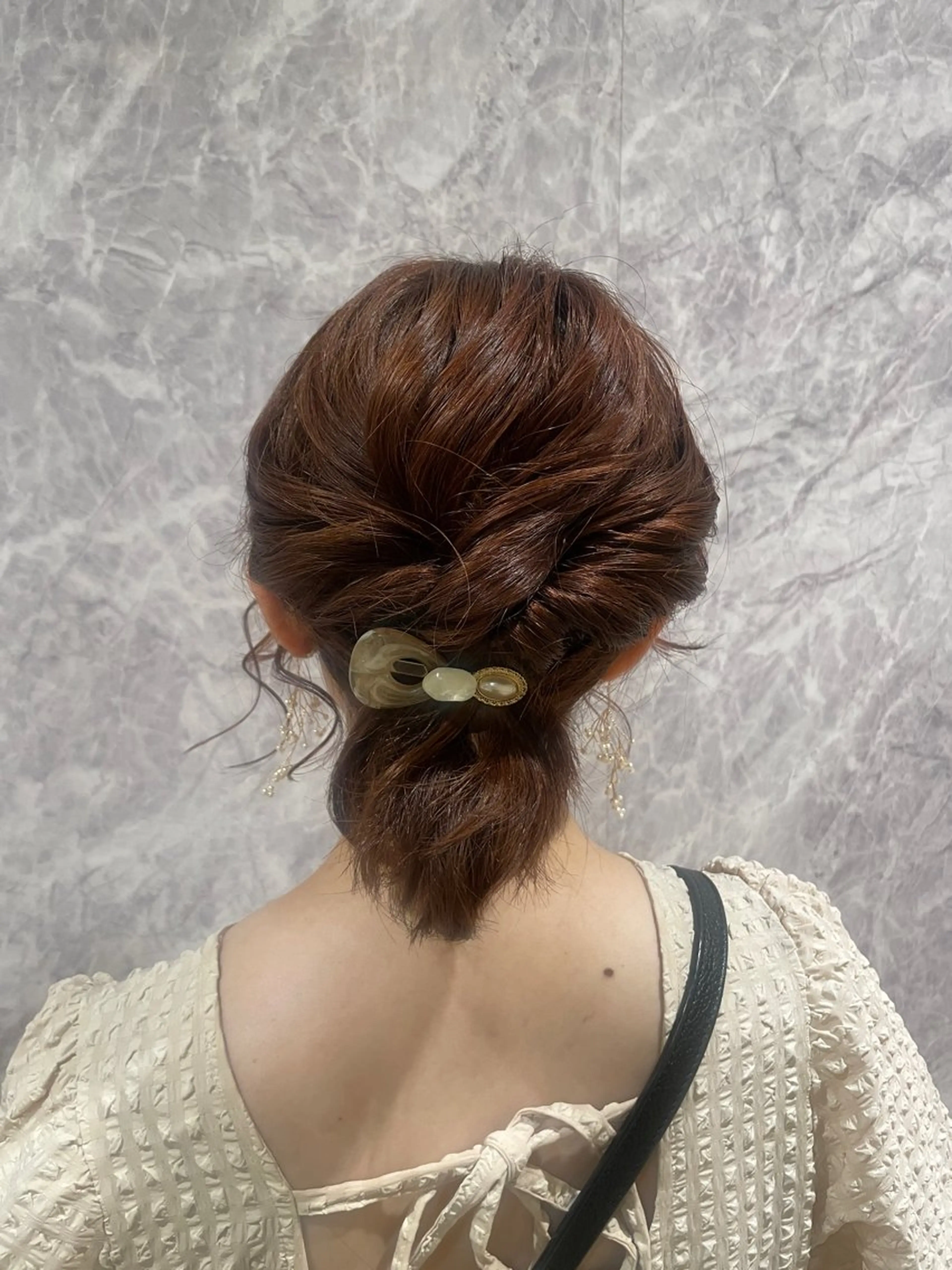 ショート ヘアアレンジ 【銀座】ヘアセット& イメコンSharmeのヘアスタイル