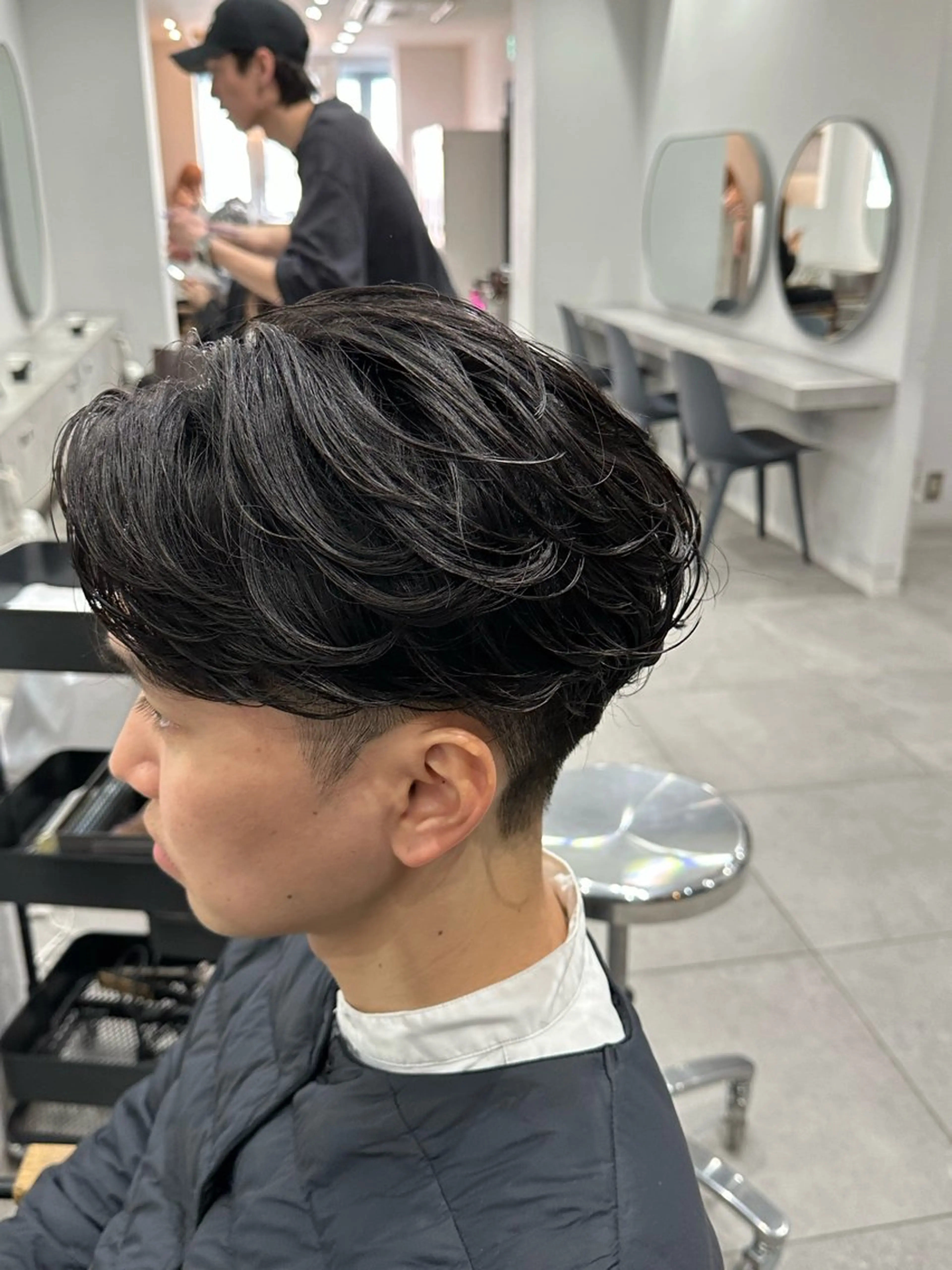 パーマ カット パーマ シガ ミクトのヘアスタイル