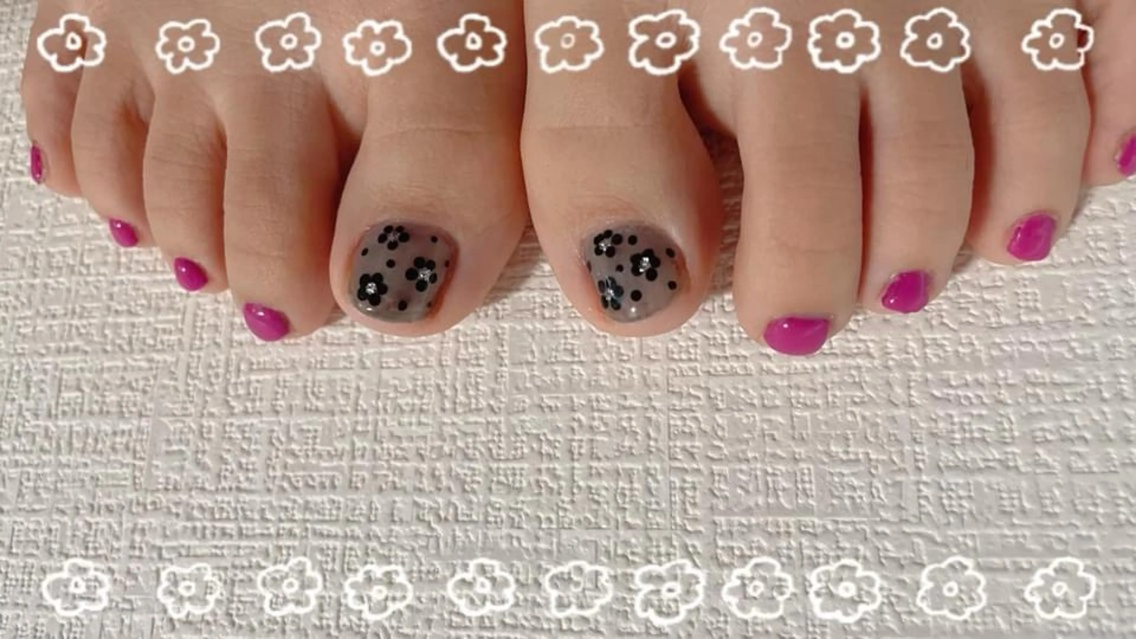 ネイル フットネイル 持ち込み nail salon シェリコのネイルデザイン