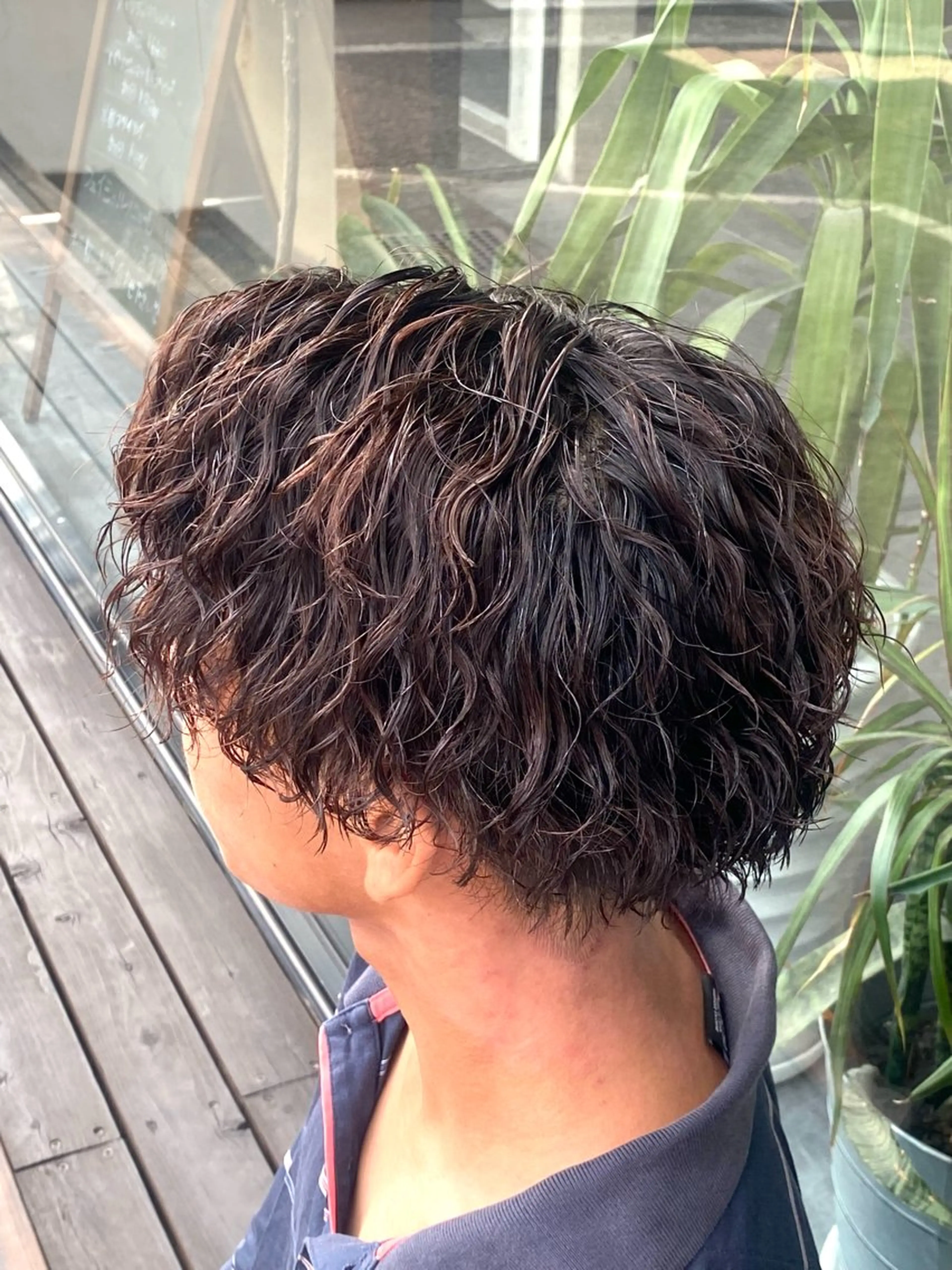 ミディアム カラー パーマ メンズ マッシュ カット パーマ 谷口 悠生のヘアスタイル