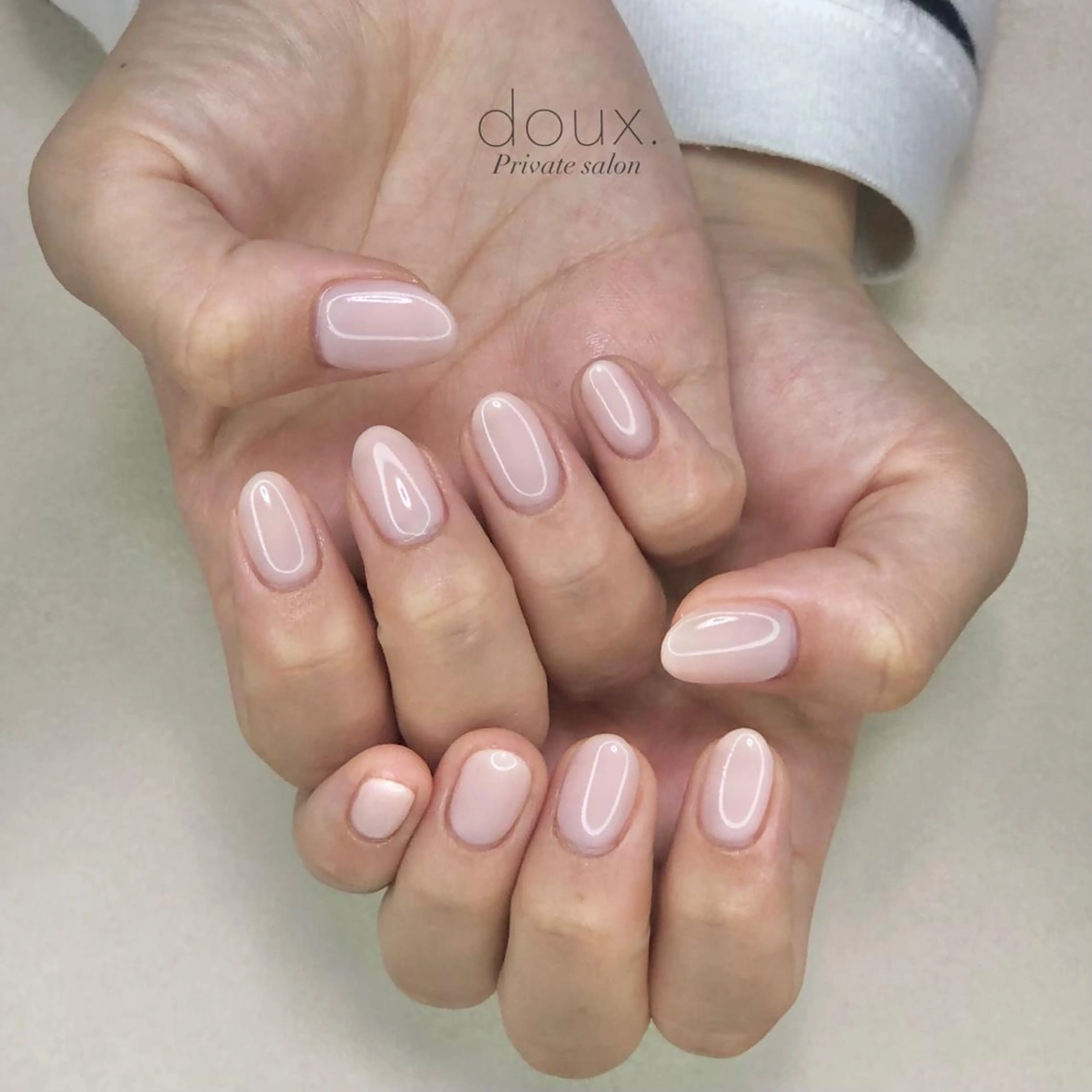 ネイル ワンカラーネイル doux. nailのネイルデザイン