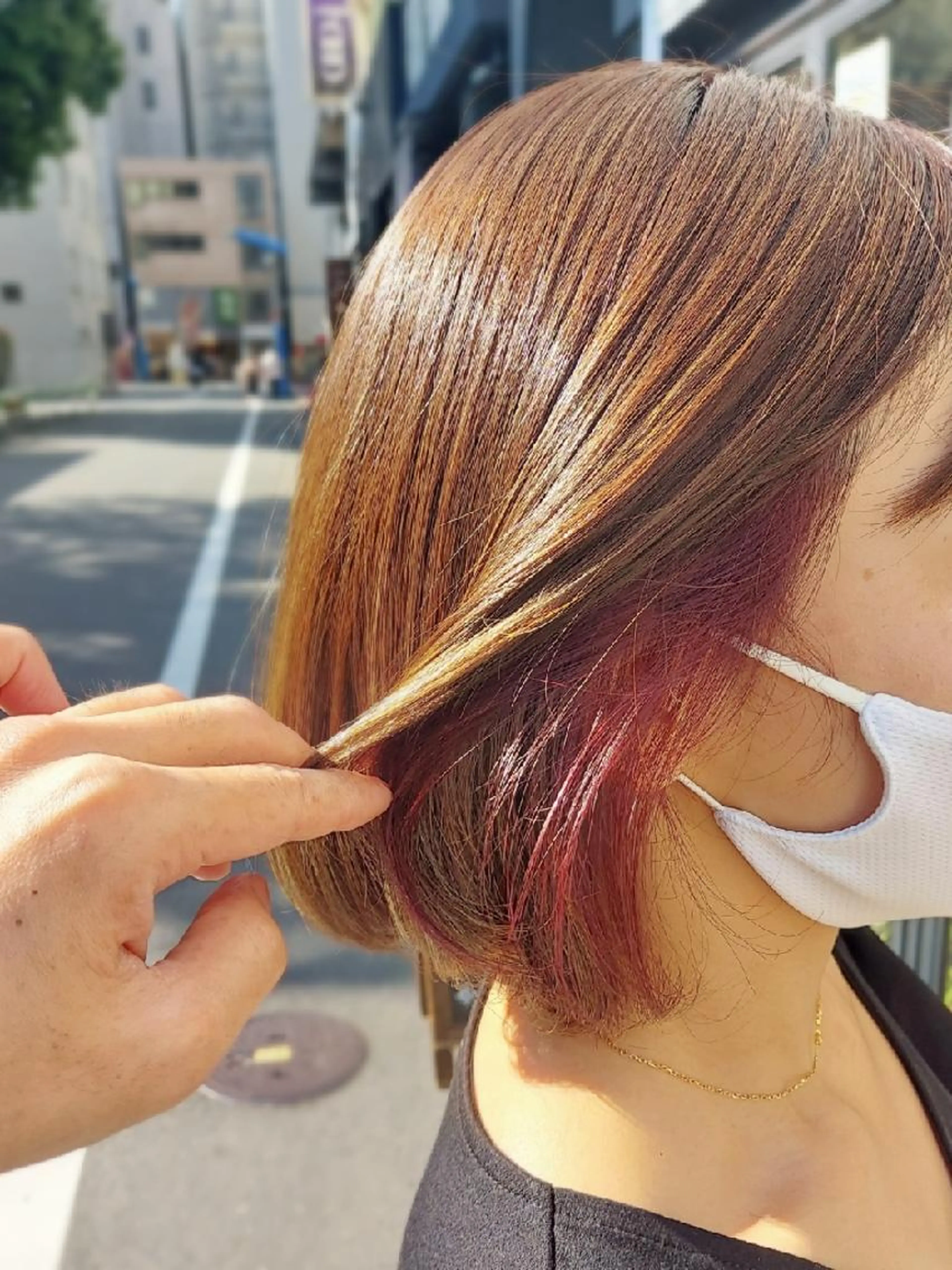 【インナーポイントカラー🎵】+イルミナフルカラー+カットの写真