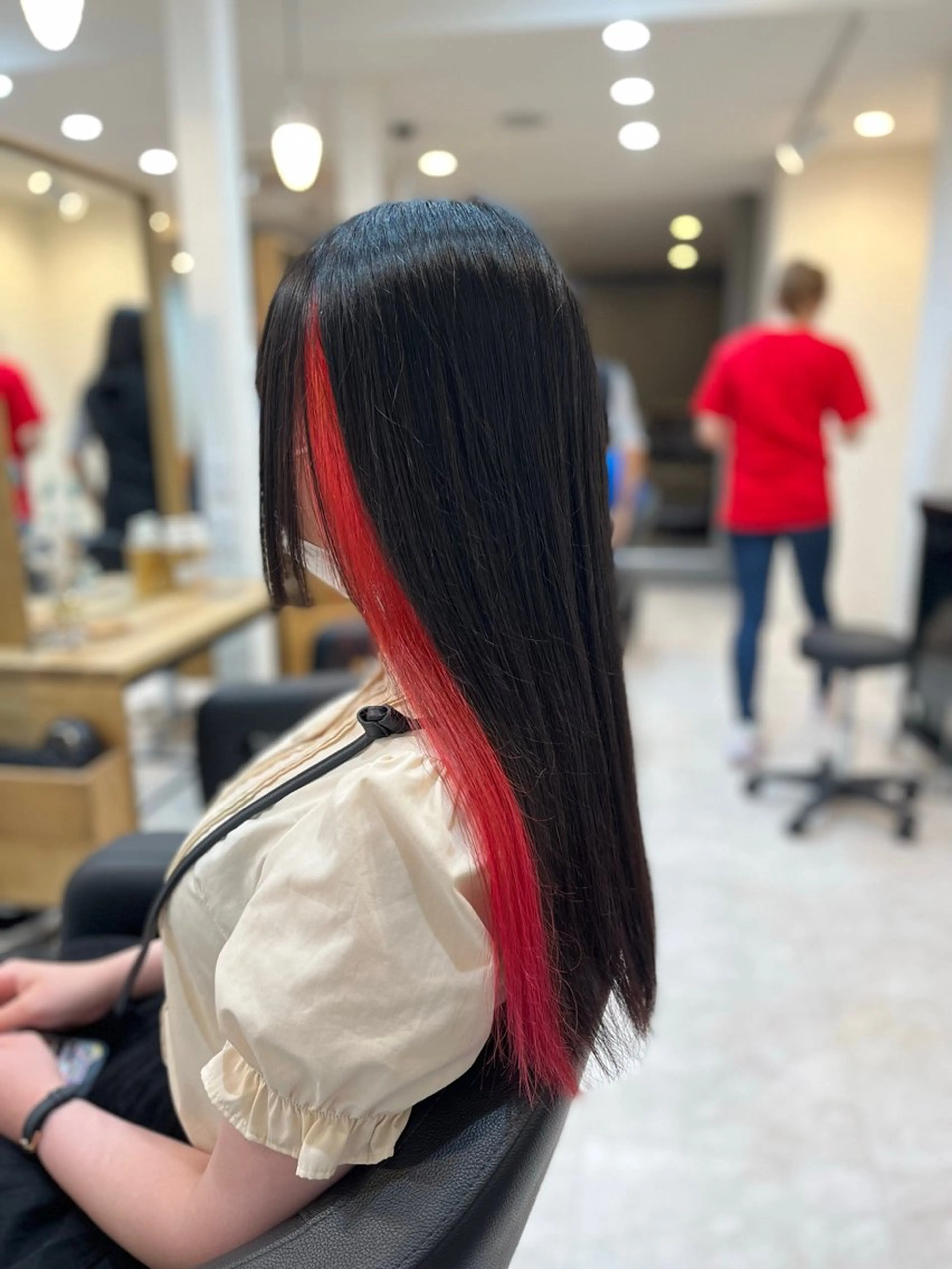 ロング ヘアカラー トリートメント 仁和山 健汰のヘアスタイル