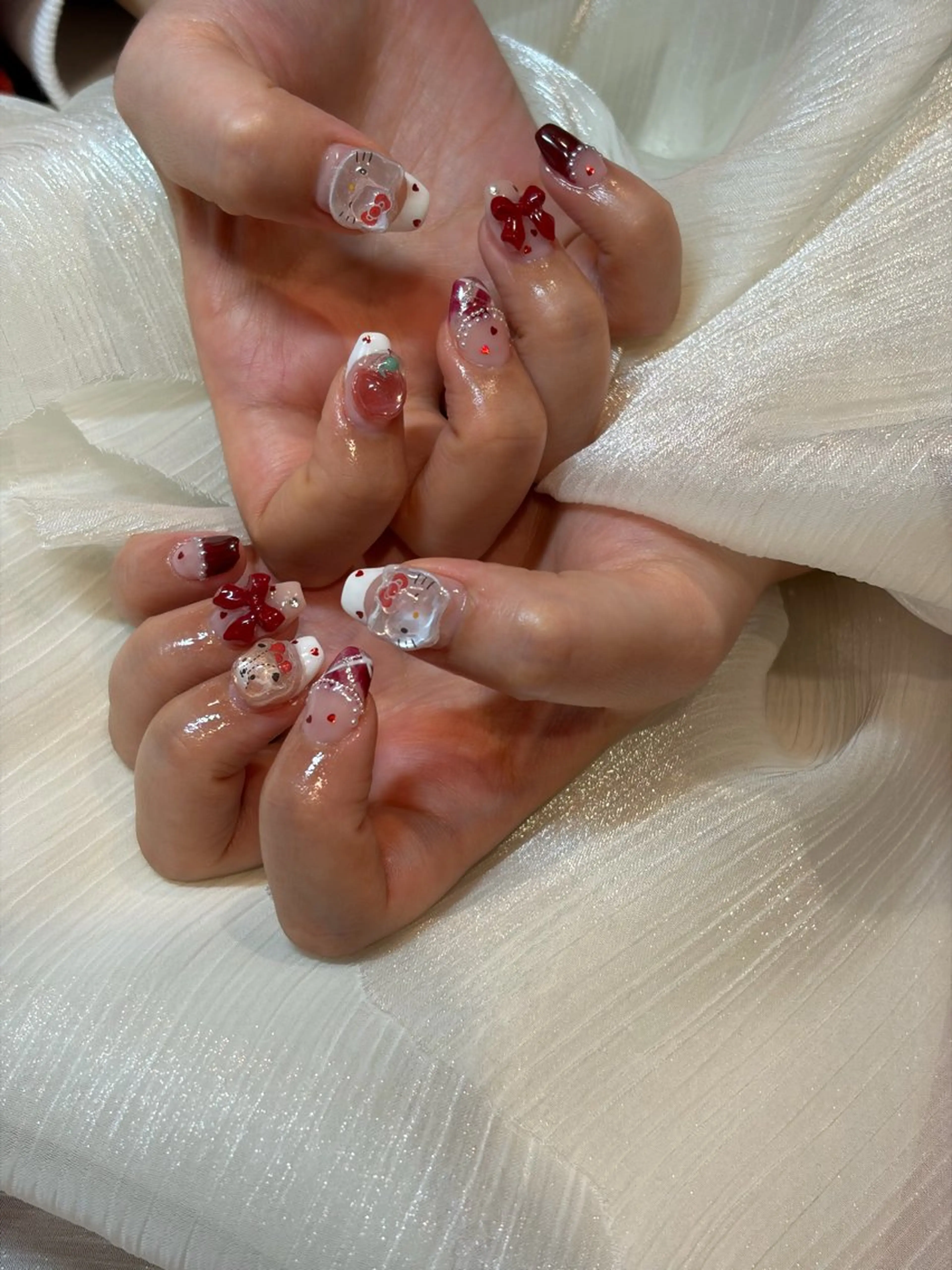 ロング akari原宿 プライベートサロンのネイルデザイン