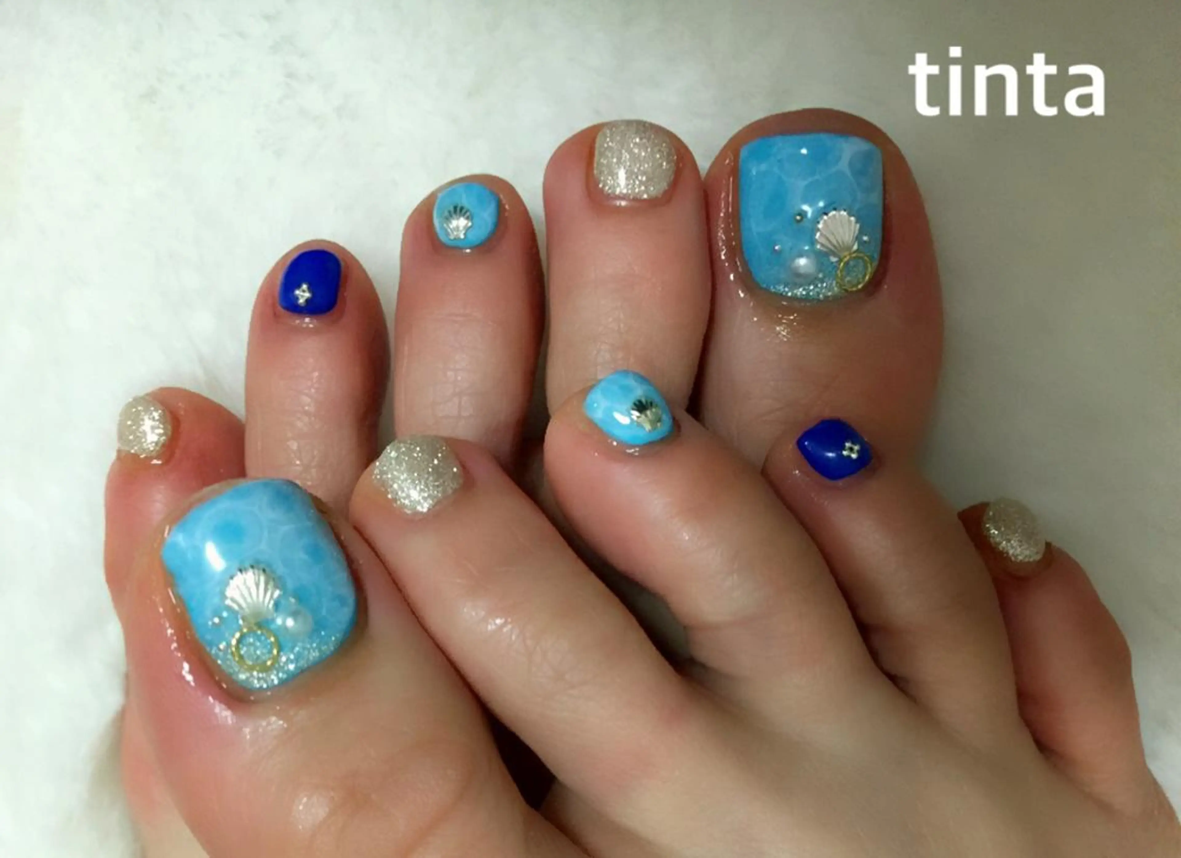 ネイル アートネイル フットネイル ジェルネイル ネイルサロン ティンタ所属・馬場 典子のネイルデザイン