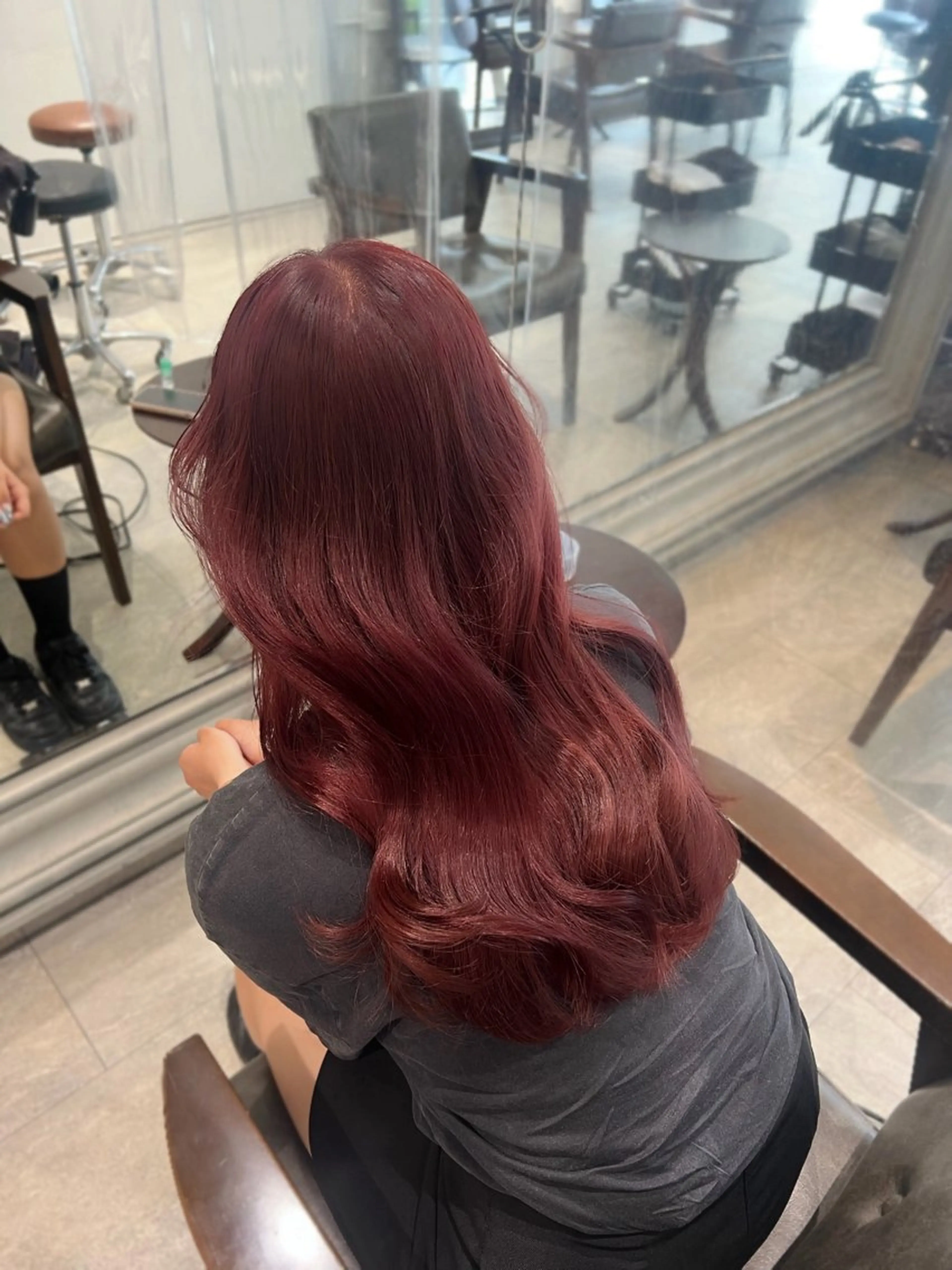 ロング カラー ヘアアレンジ 🎀ハイトーン・艶 カラー HANA🎀のヘアスタイル