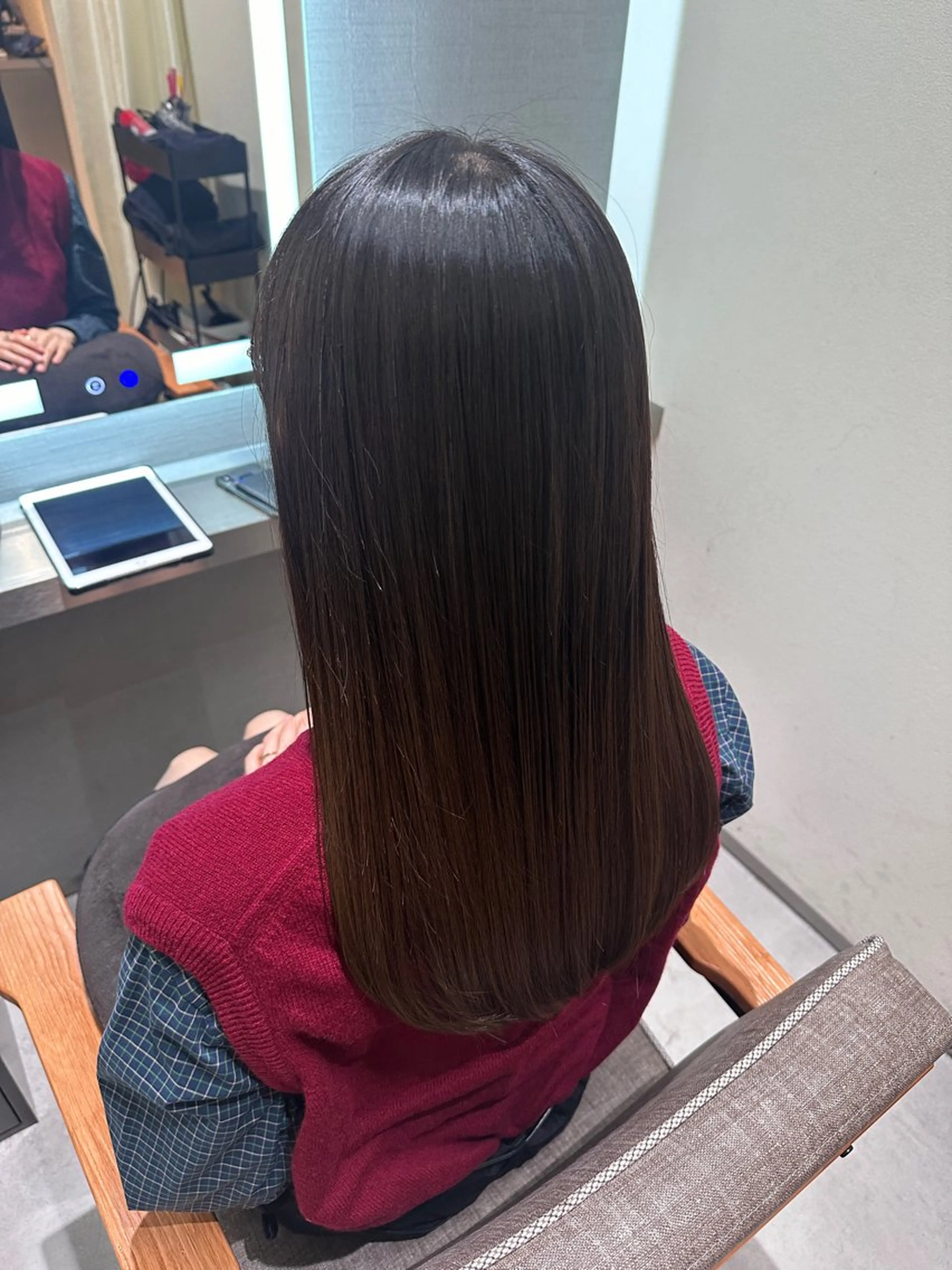 ロング カラー ヘアアレンジ 髪質改善 トリートメント 酸熱トリートメント カット ヘアカラー トリートメント 🇰🇷韓国ｽﾀｲﾙ ﾚｲﾔｰ/ayanaのヘアスタイル